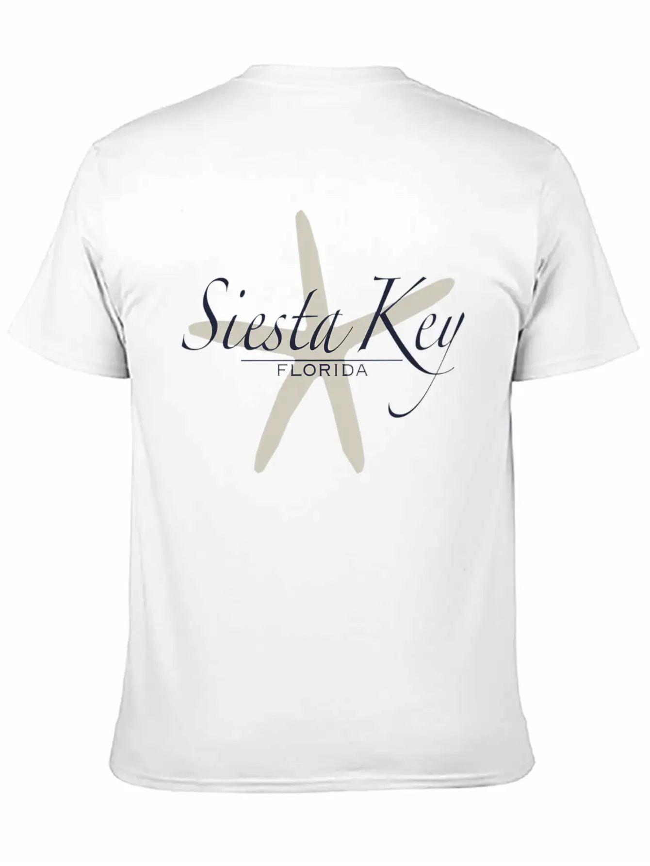 Siesta Key Starfish Florida Beach Timeless Short Sleeve Tee – Comfy And Minimalist Design