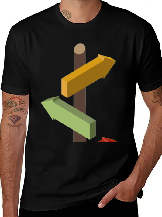 Signpost Basic Graphic T-Shirt – Daily Comfort In Soft Cotton