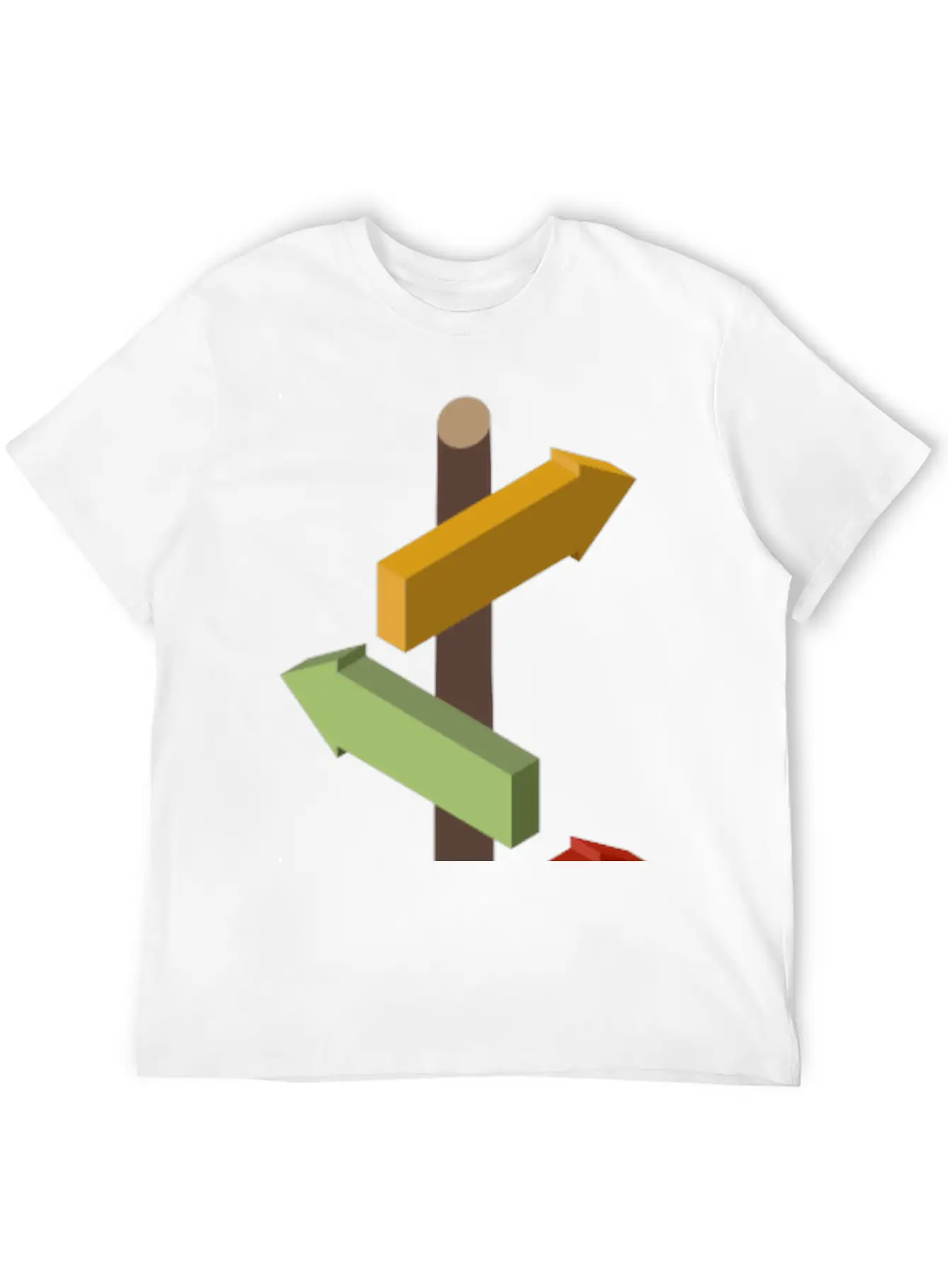 Signpost Basic Graphic T-Shirt – Daily Comfort In Soft Cotton