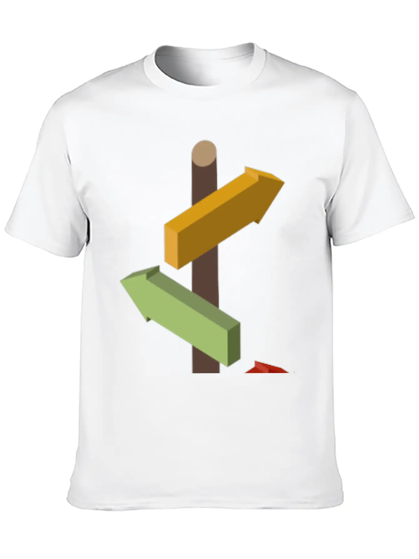Signpost Basic Graphic T-Shirt – Daily Comfort In Soft Cotton