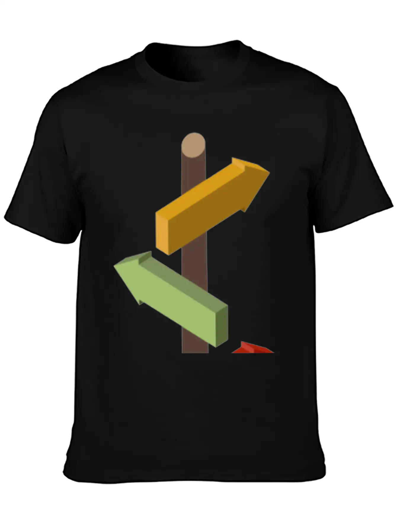 Signpost Basic Graphic T-Shirt – Daily Comfort In Soft Cotton