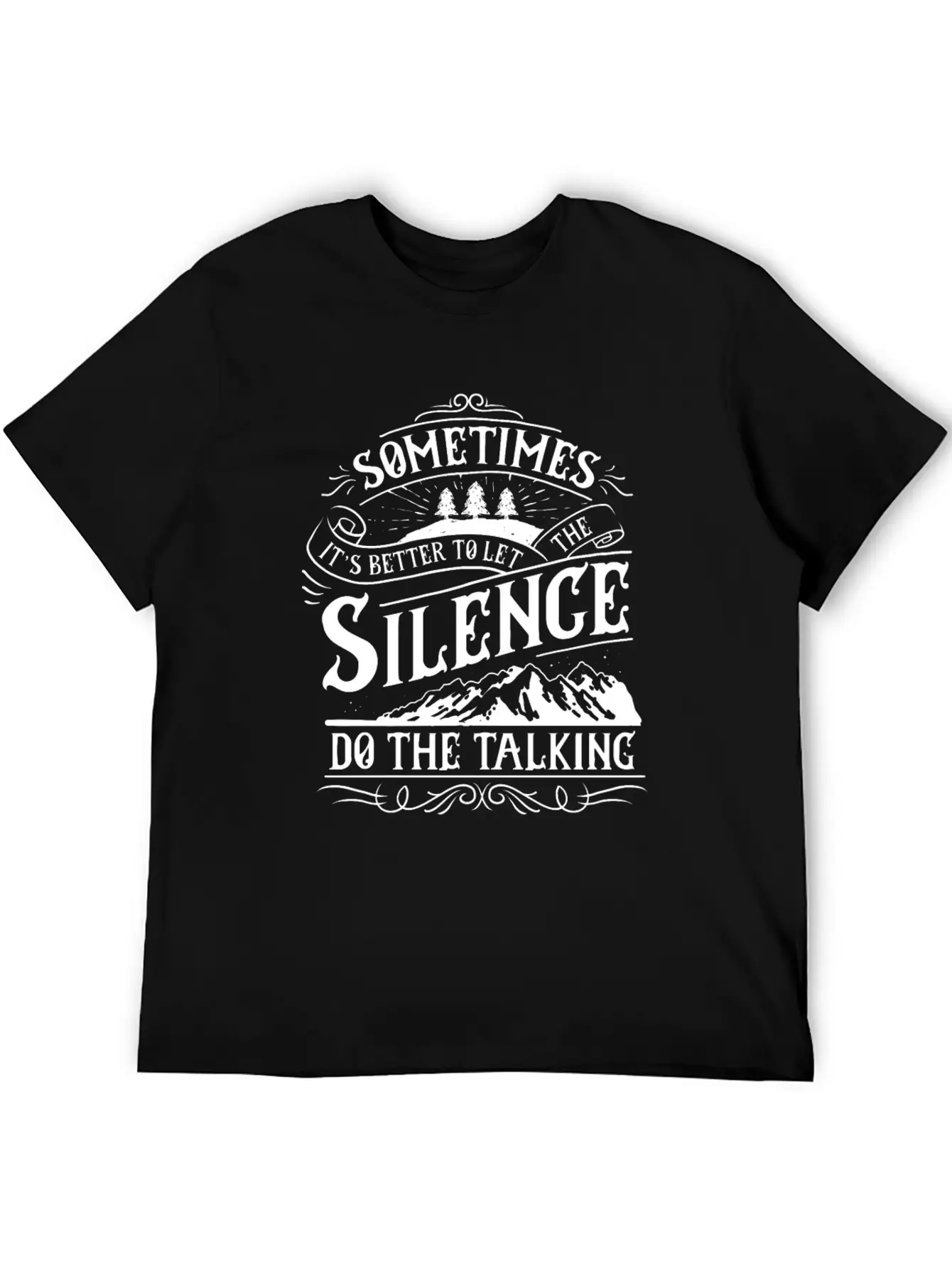 Silence Do The Talking Timeless Short Sleeve Tee – Comfy And Minimalist Design
