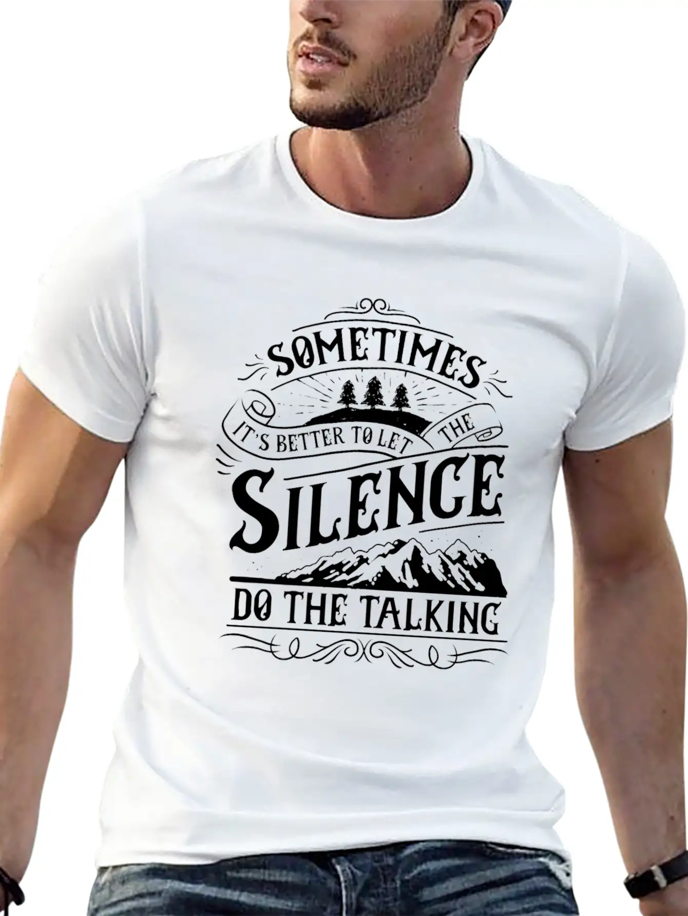 Silence Do The Talking Timeless Short Sleeve Tee – Comfy And Minimalist Design