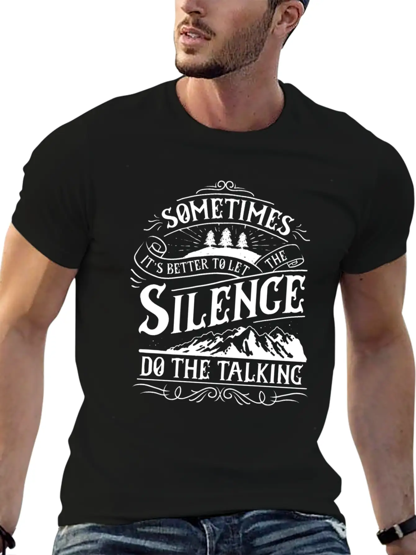 Silence Do The Talking Timeless Short Sleeve Tee – Comfy And Minimalist Design