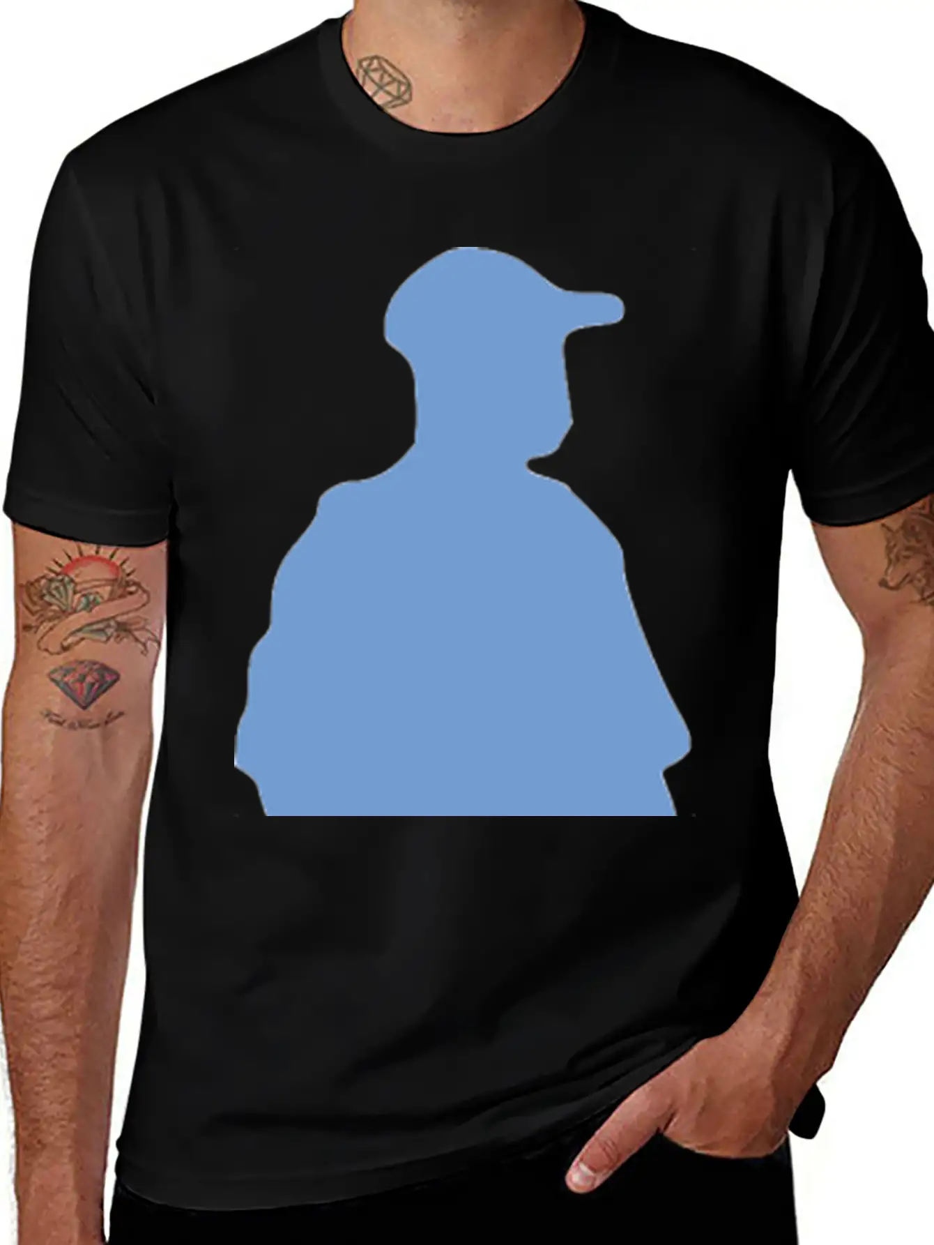Silhouette Homme 43 Stylish Everyday T-Shirt – Unisex Basic Cotton Tee