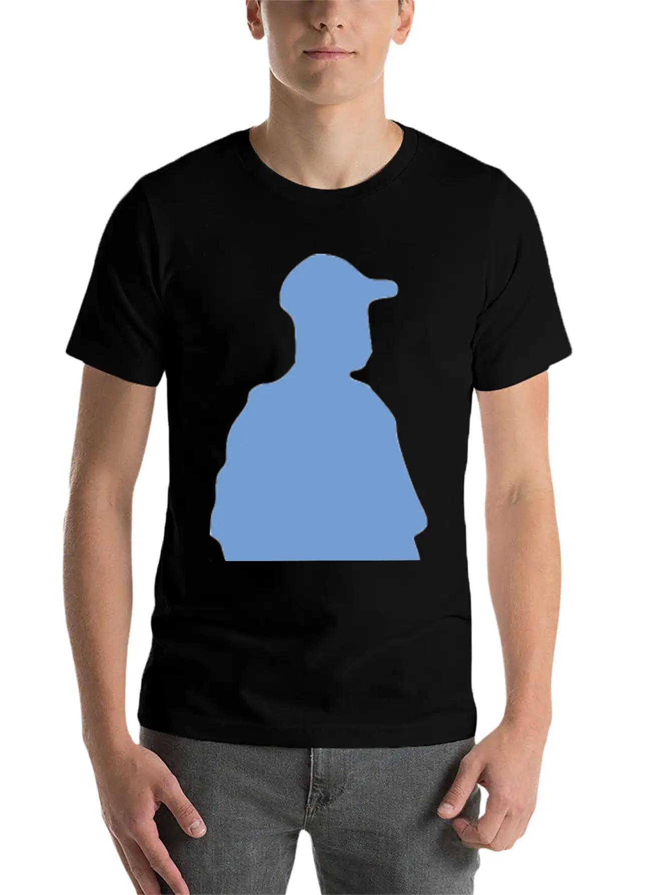 Silhouette Homme 43 Stylish Everyday T-Shirt – Unisex Basic Cotton Tee