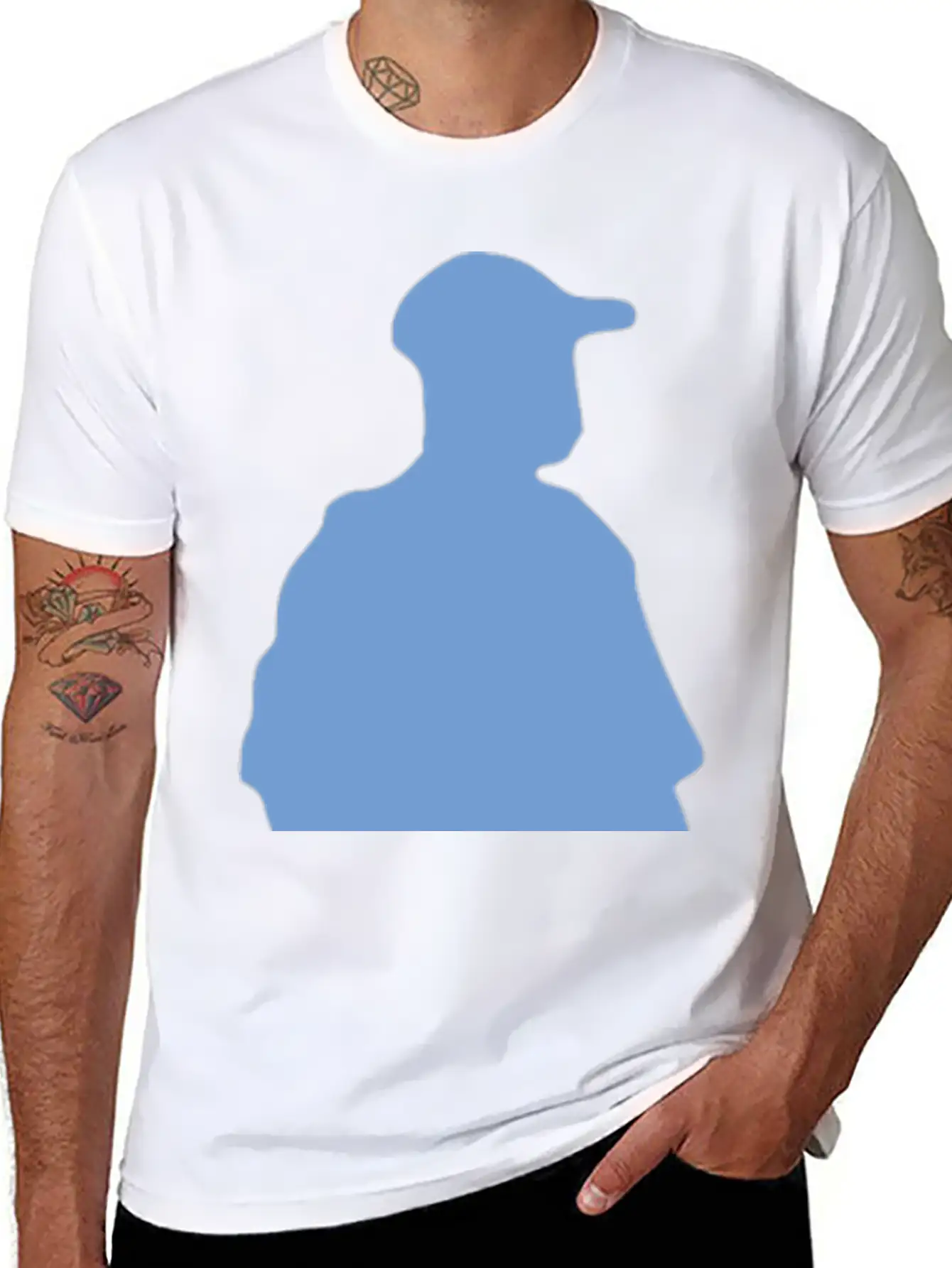 Silhouette Homme 43 Stylish Everyday T-Shirt – Unisex Basic Cotton Tee