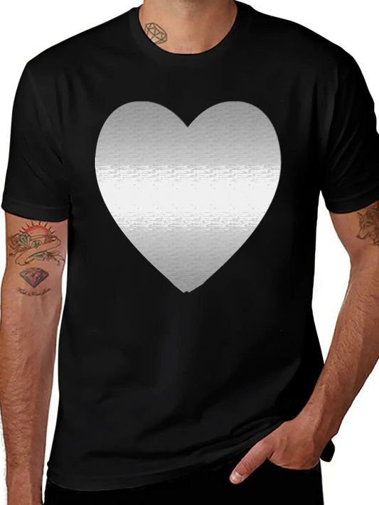 Silver Heart Stylish Everyday T-Shirt – Unisex Basic Cotton Tee