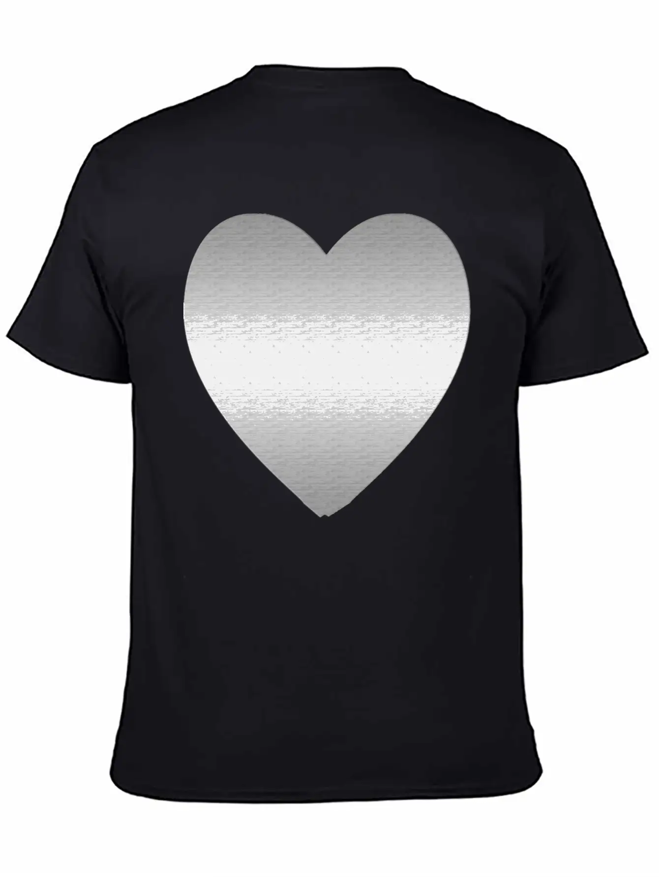 Silver Heart Stylish Everyday T-Shirt – Unisex Basic Cotton Tee