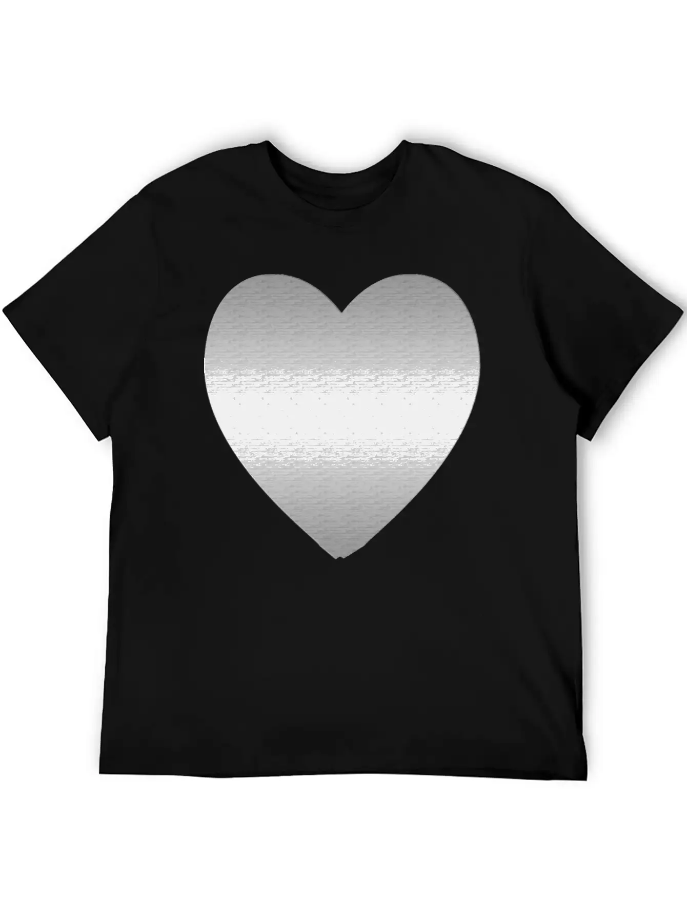 Silver Heart Stylish Everyday T-Shirt – Unisex Basic Cotton Tee
