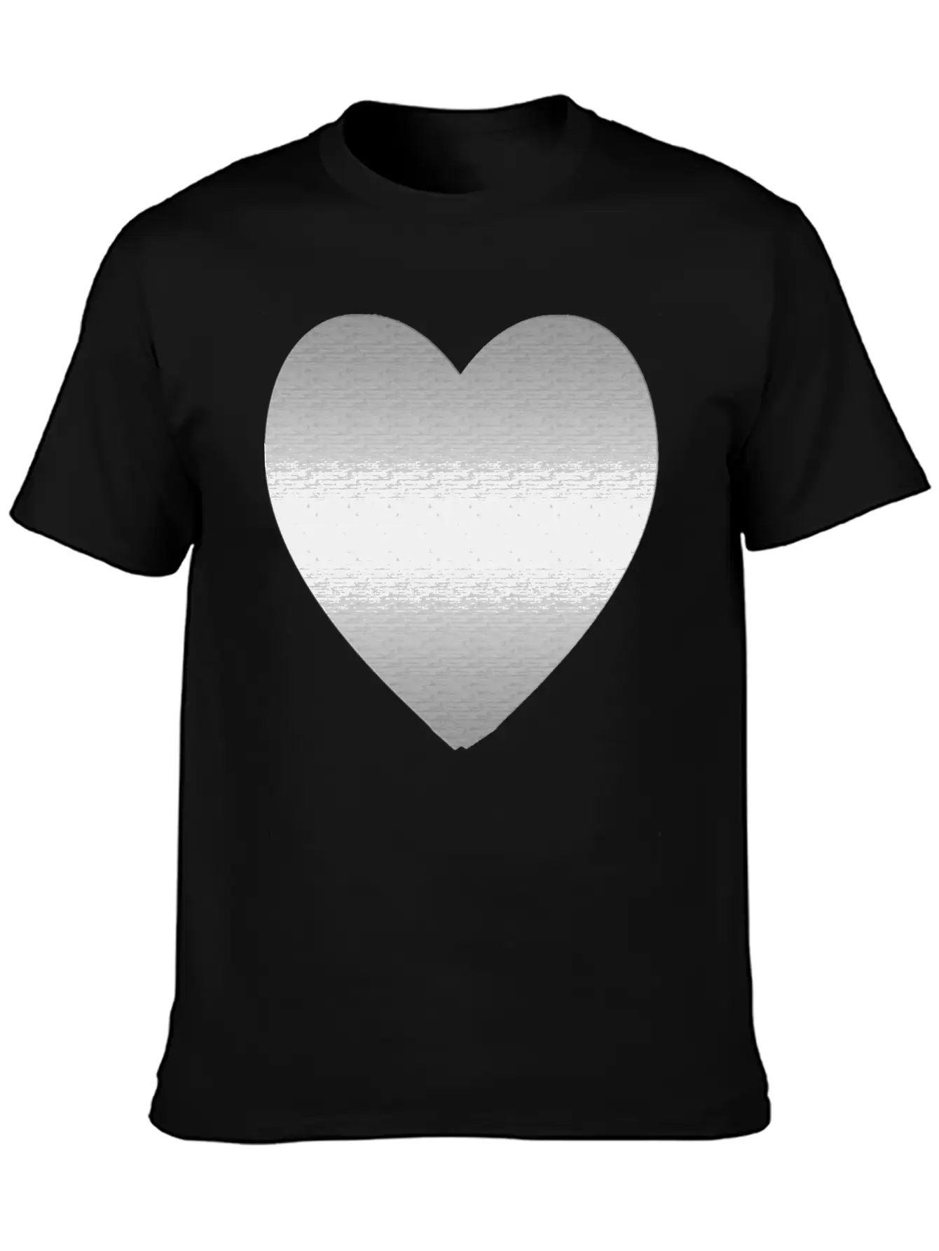 Silver Heart Stylish Everyday T-Shirt – Unisex Basic Cotton Tee