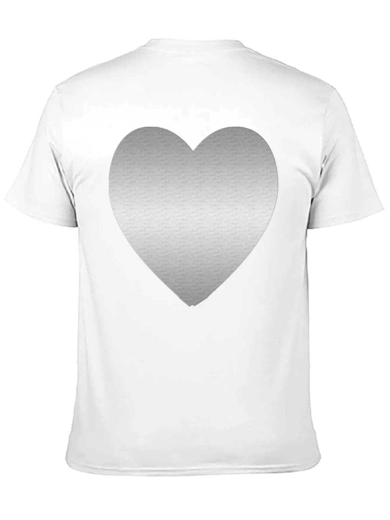 Silver Heart Stylish Everyday T-Shirt – Unisex Basic Cotton Tee