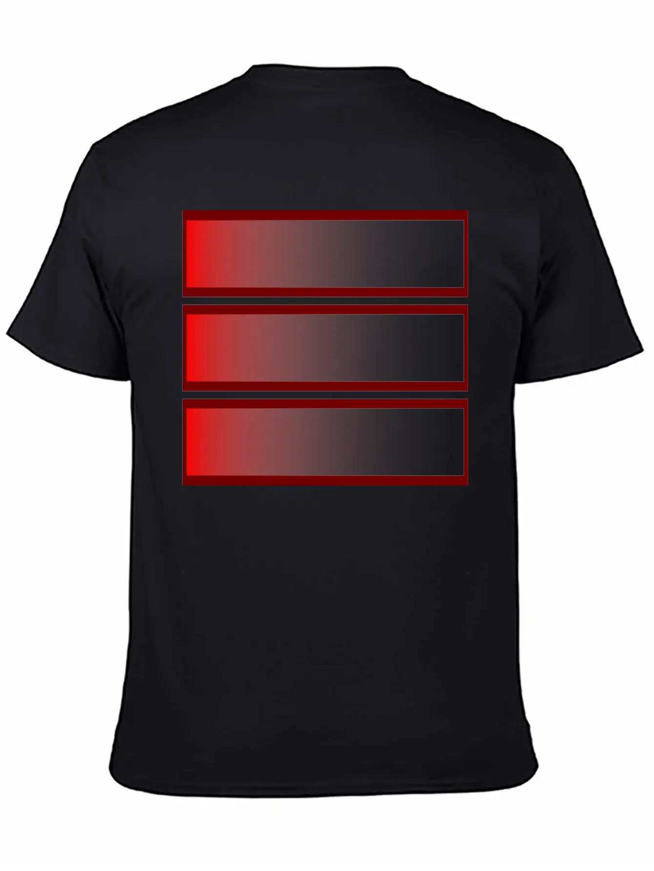 Simple Geometric Motif - Low Battery Timeless Short Sleeve Tee – Comfy And Minimalist Design