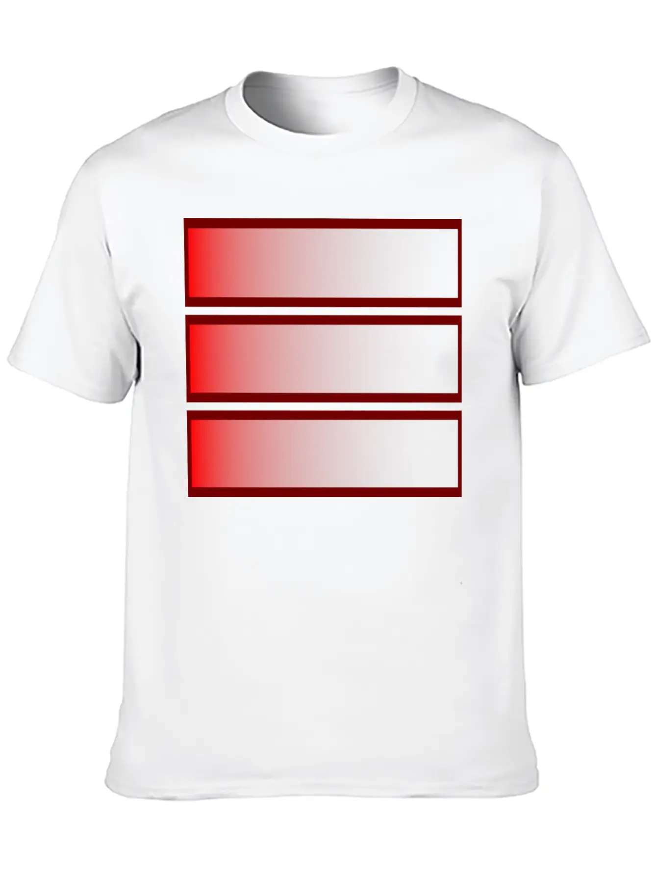 Simple Geometric Motif - Low Battery Timeless Short Sleeve Tee – Comfy And Minimalist Design