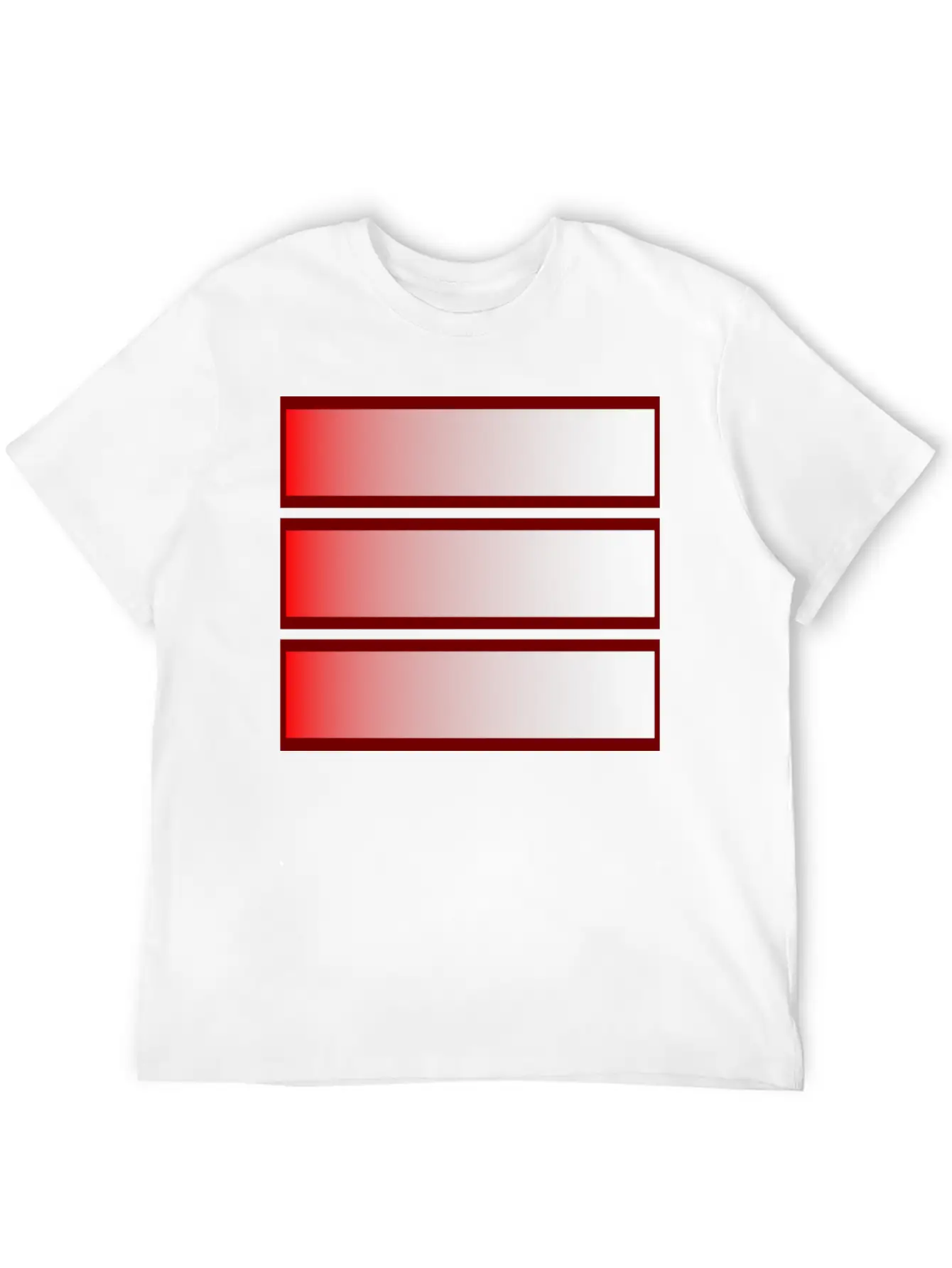 Simple Geometric Motif - Low Battery Timeless Short Sleeve Tee – Comfy And Minimalist Design