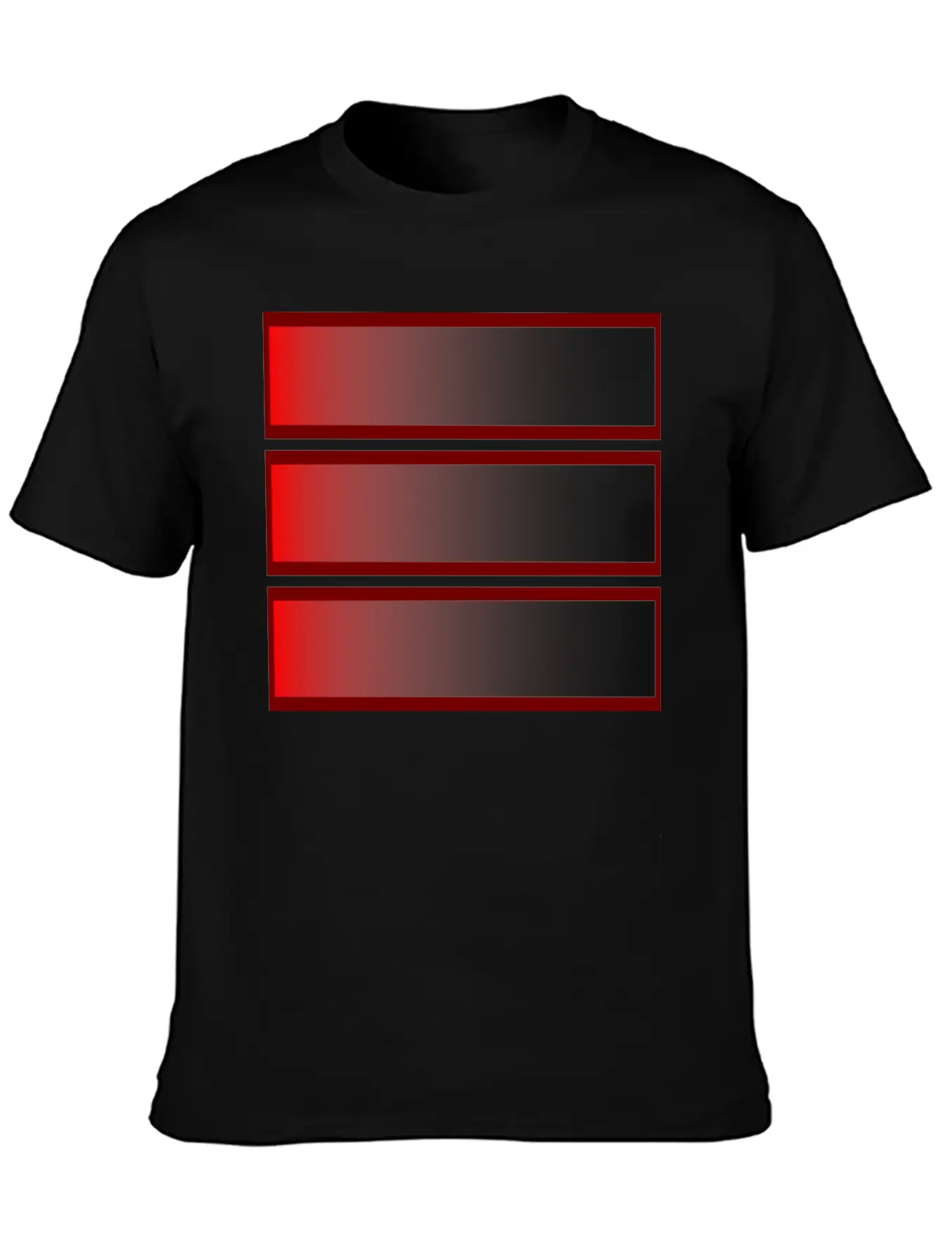 Simple Geometric Motif - Low Battery Timeless Short Sleeve Tee – Comfy And Minimalist Design