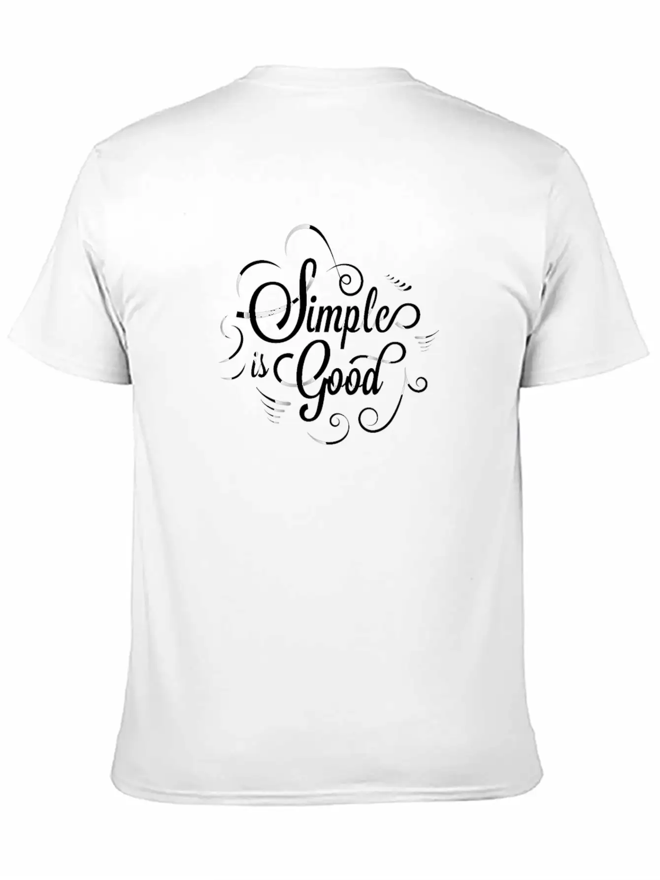Simple Is Good, Inspire, Motivation Comfortable Minimalist Graphic Tee – Summer Style Essential