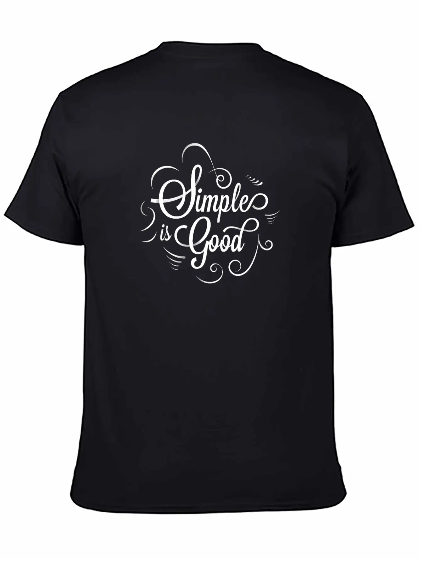 Simple Is Good, Inspire, Motivation Comfortable Minimalist Graphic Tee – Summer Style Essential