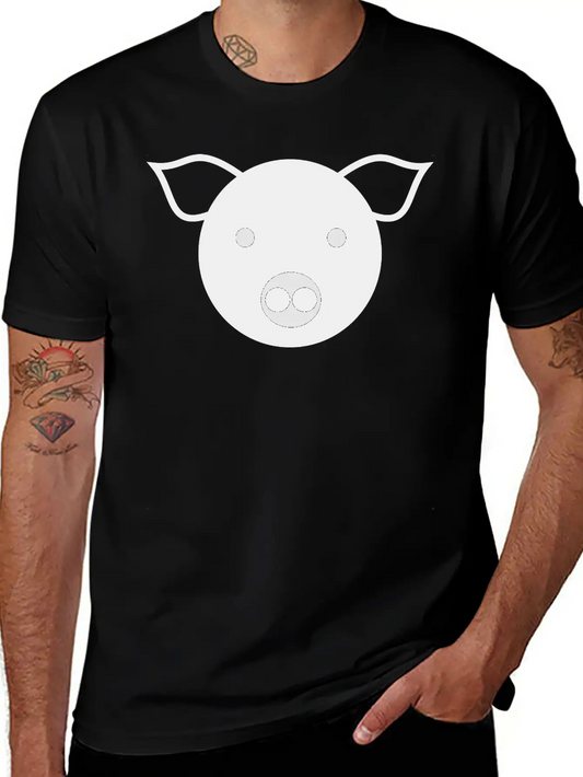 Simple Pig Stylish Everyday T-Shirt – Unisex Basic Cotton Tee