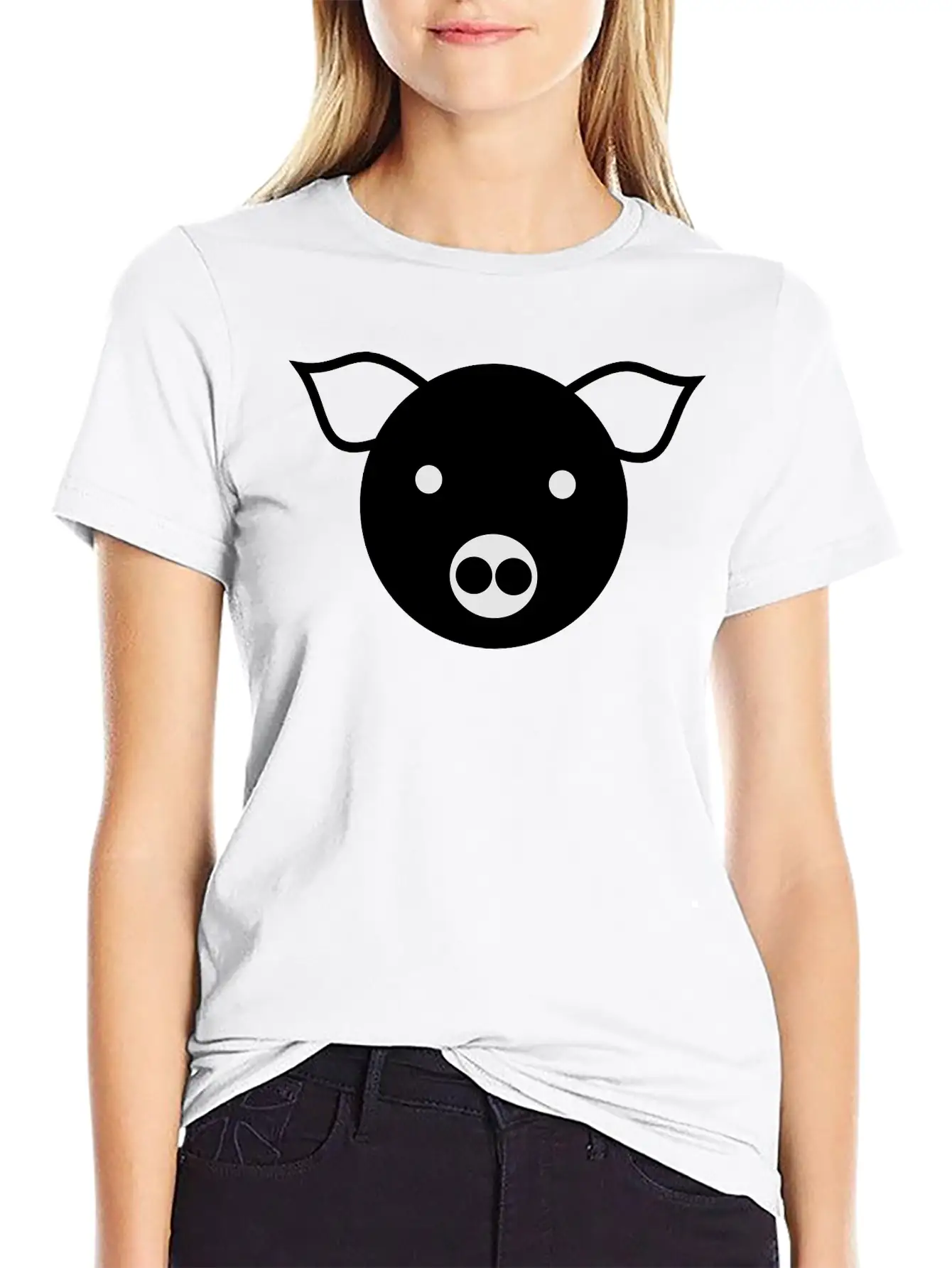 Simple Pig Stylish Everyday T-Shirt – Unisex Basic Cotton Tee