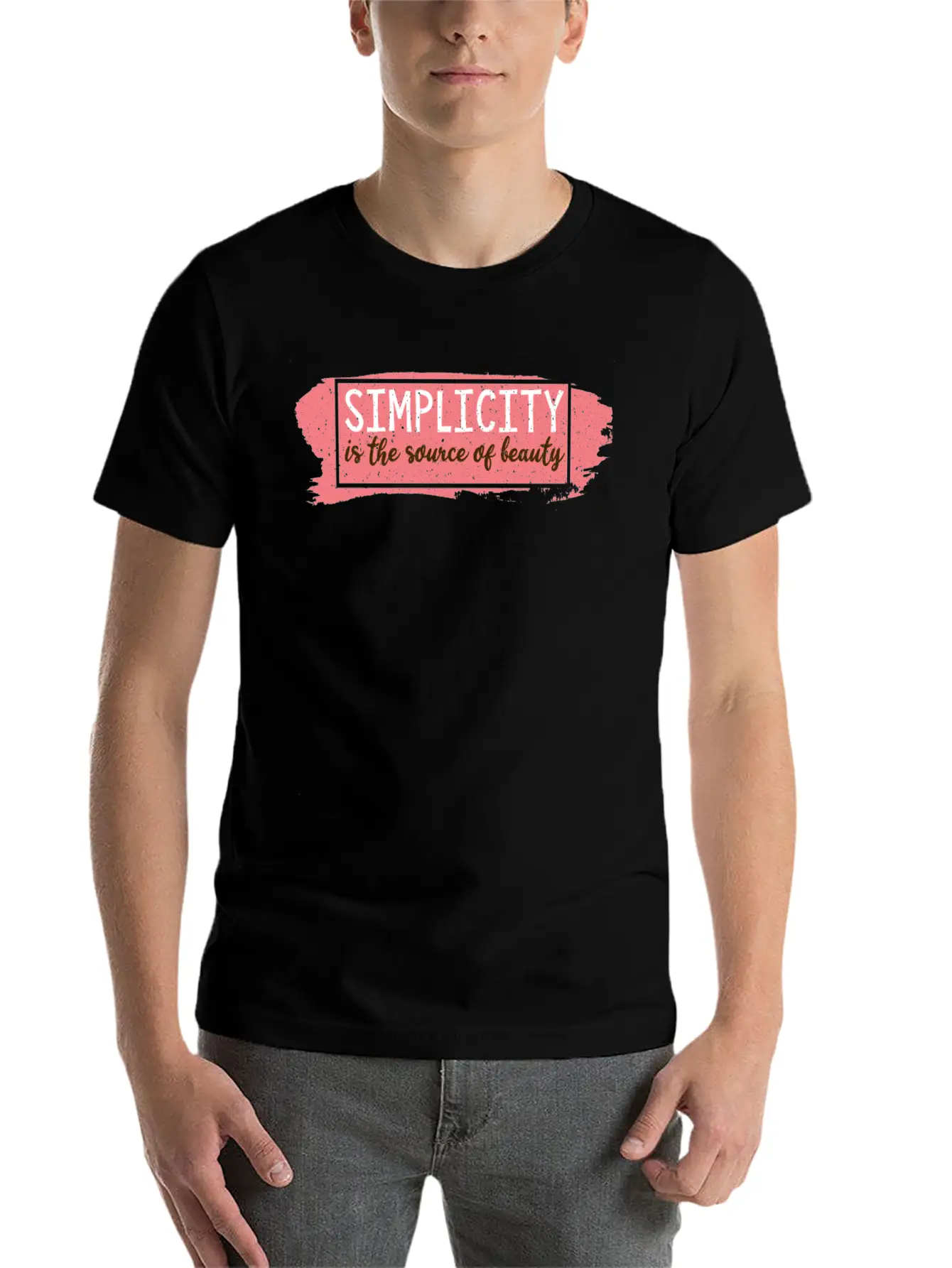 Simplicity Is The Source Of Beauty Relaxed Everyday Tee – Lightweight And Durable Cotton