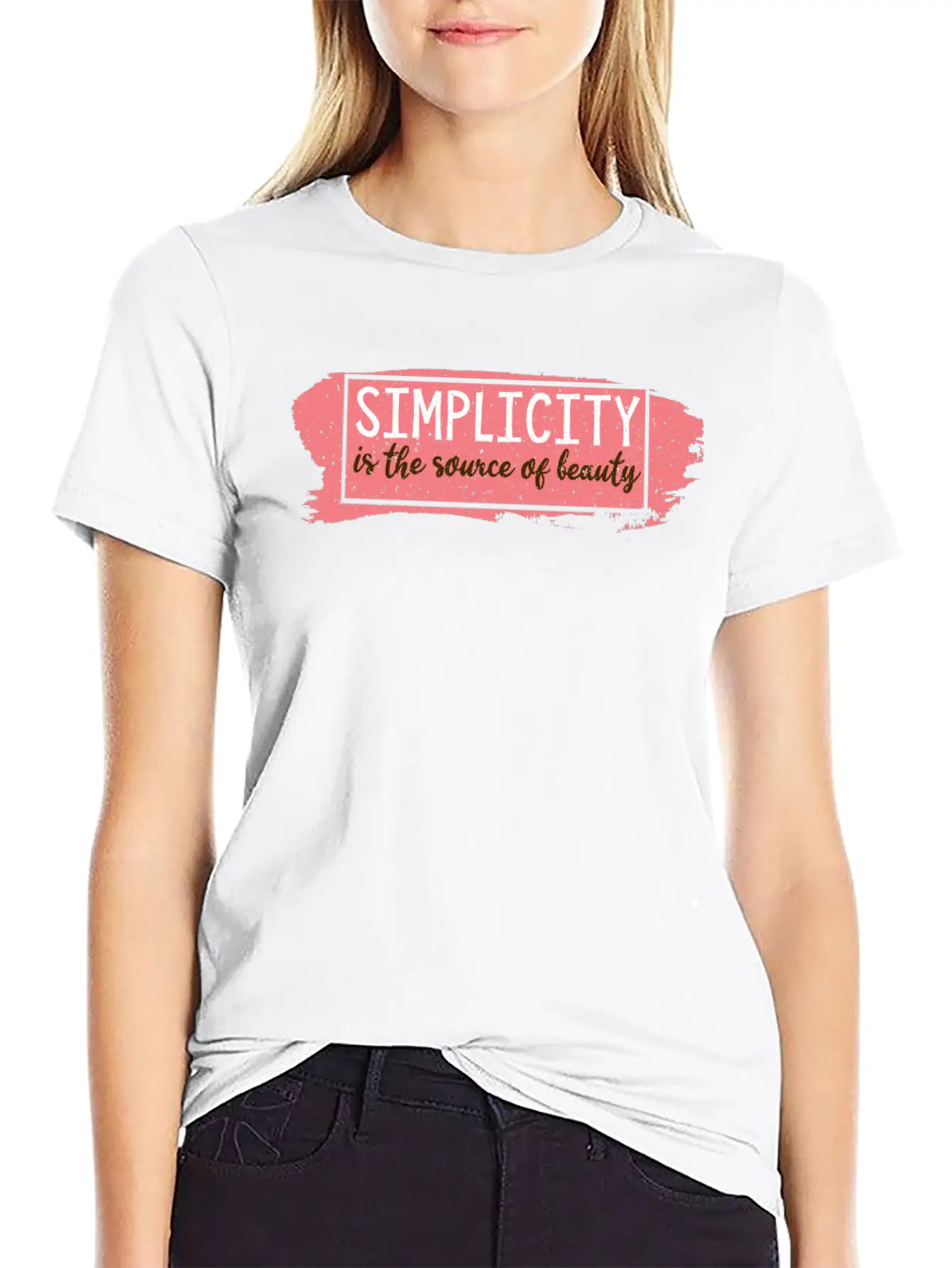 Simplicity Is The Source Of Beauty Relaxed Everyday Tee – Lightweight And Durable Cotton