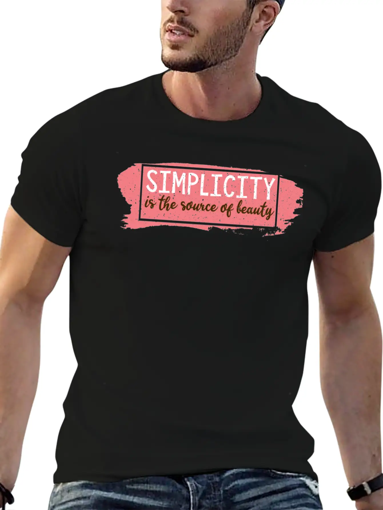 Simplicity Is The Source Of Beauty Relaxed Everyday Tee – Lightweight And Durable Cotton
