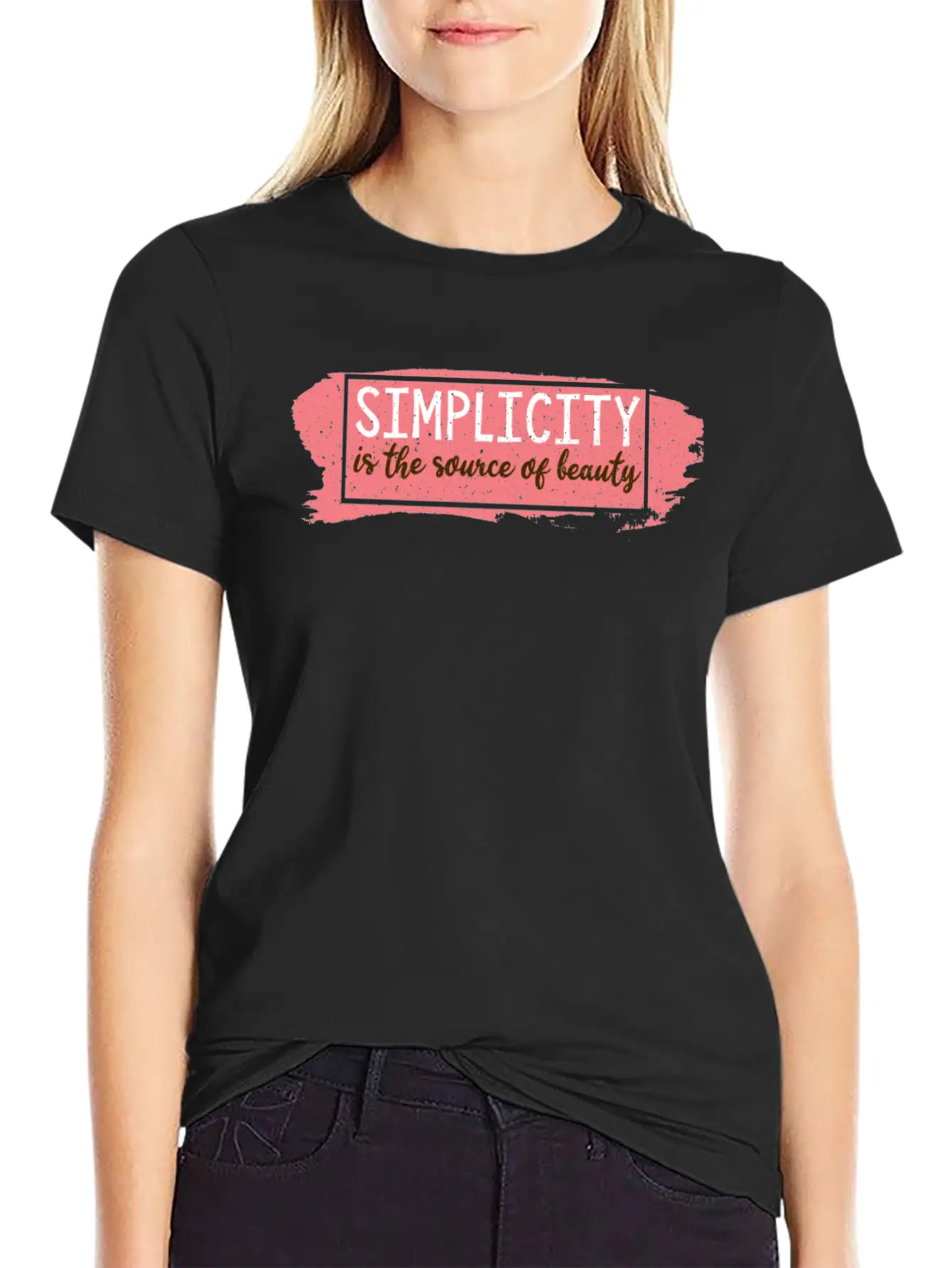 Simplicity Is The Source Of Beauty Relaxed Everyday Tee – Lightweight And Durable Cotton