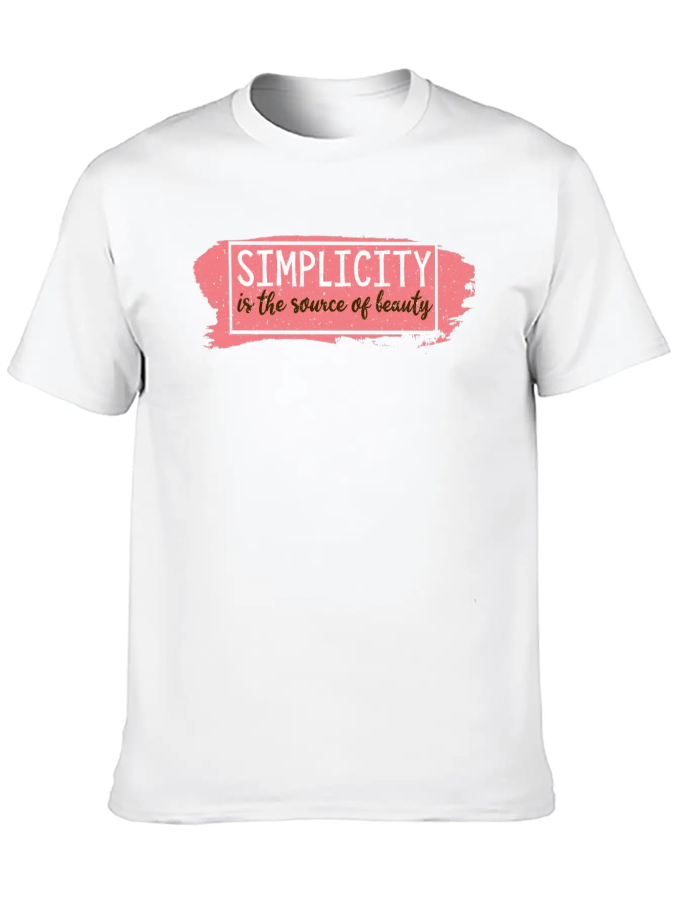 Simplicity Is The Source Of Beauty Relaxed Everyday Tee – Lightweight And Durable Cotton