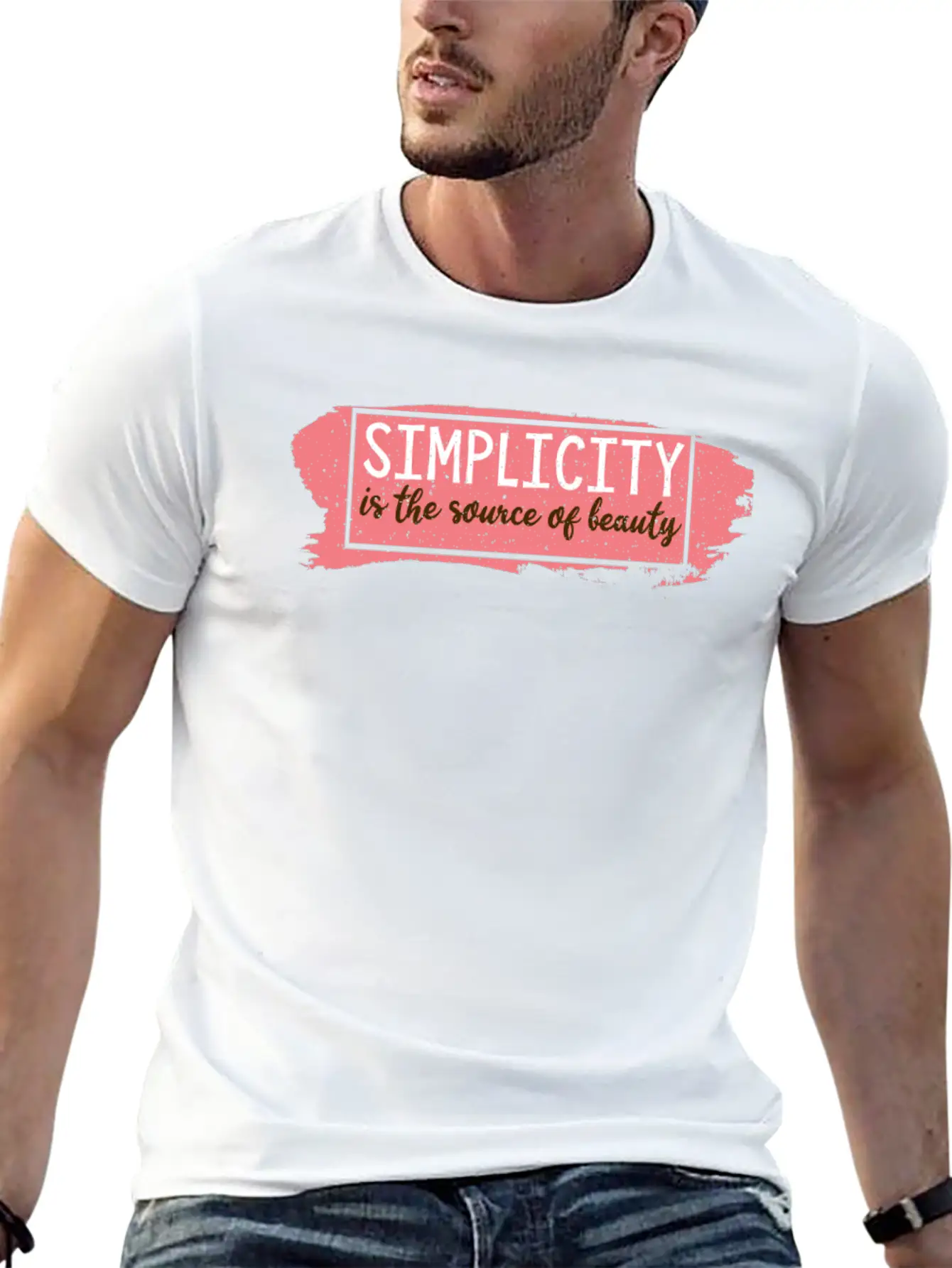 Simplicity Is The Source Of Beauty Relaxed Everyday Tee – Lightweight And Durable Cotton