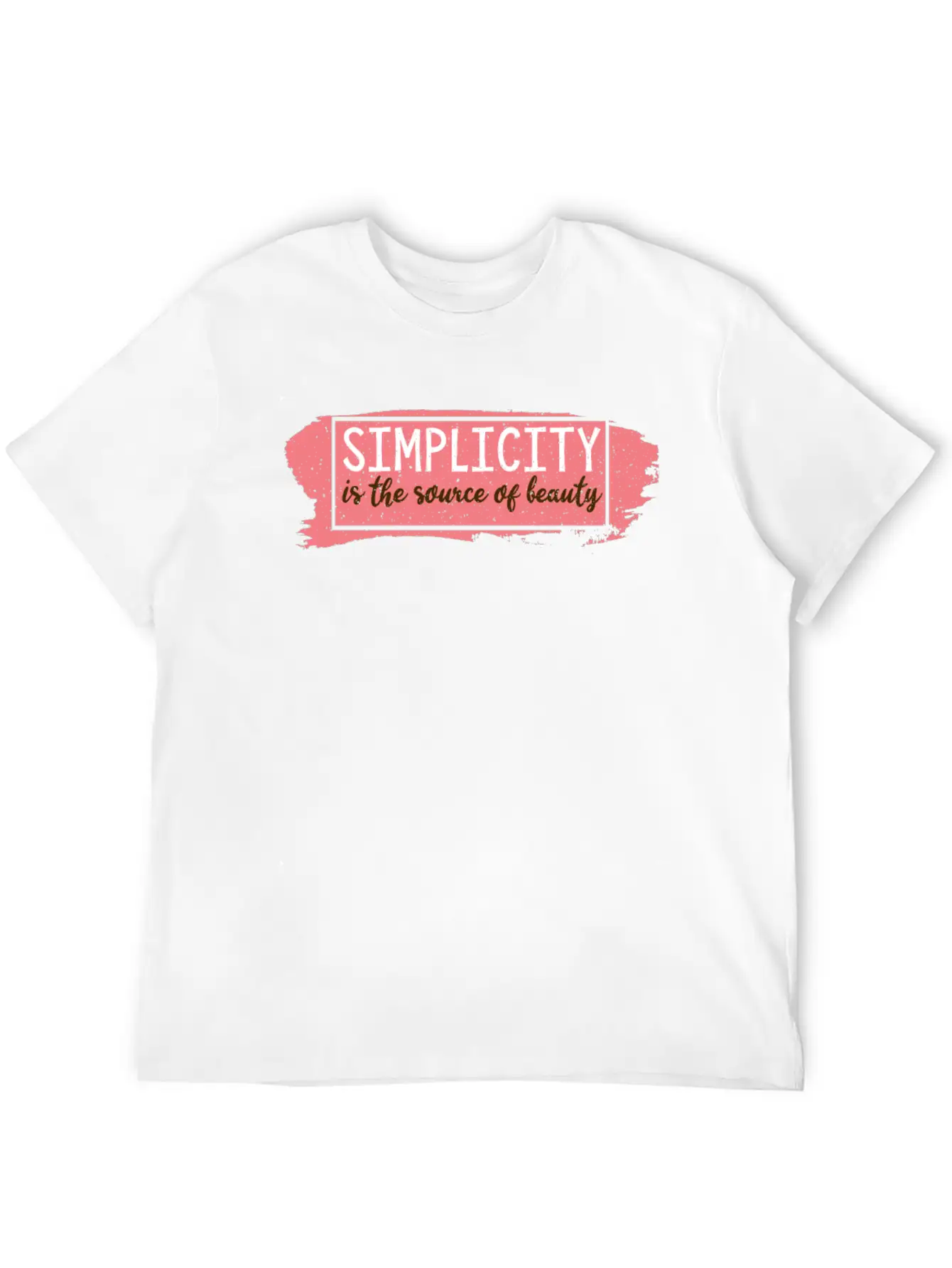 Simplicity Is The Source Of Beauty Relaxed Everyday Tee – Lightweight And Durable Cotton
