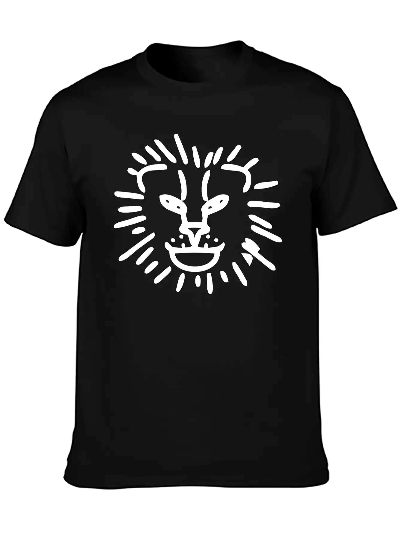 Simplified Lion Head Timeless Short Sleeve Tee – Comfy And Minimalist Design