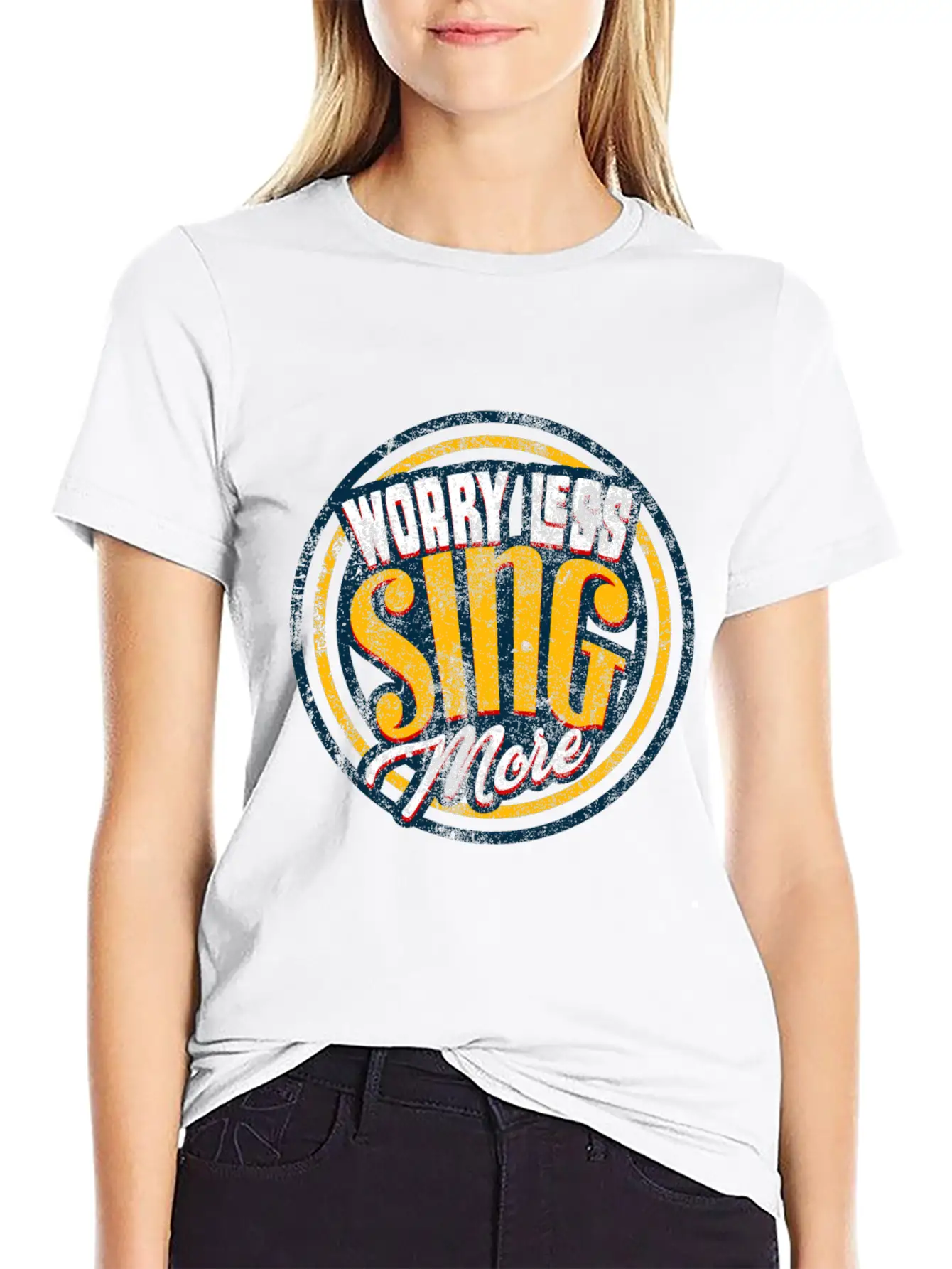Sing Singer Basic Graphic T-Shirt – Daily Comfort In Soft Cotton