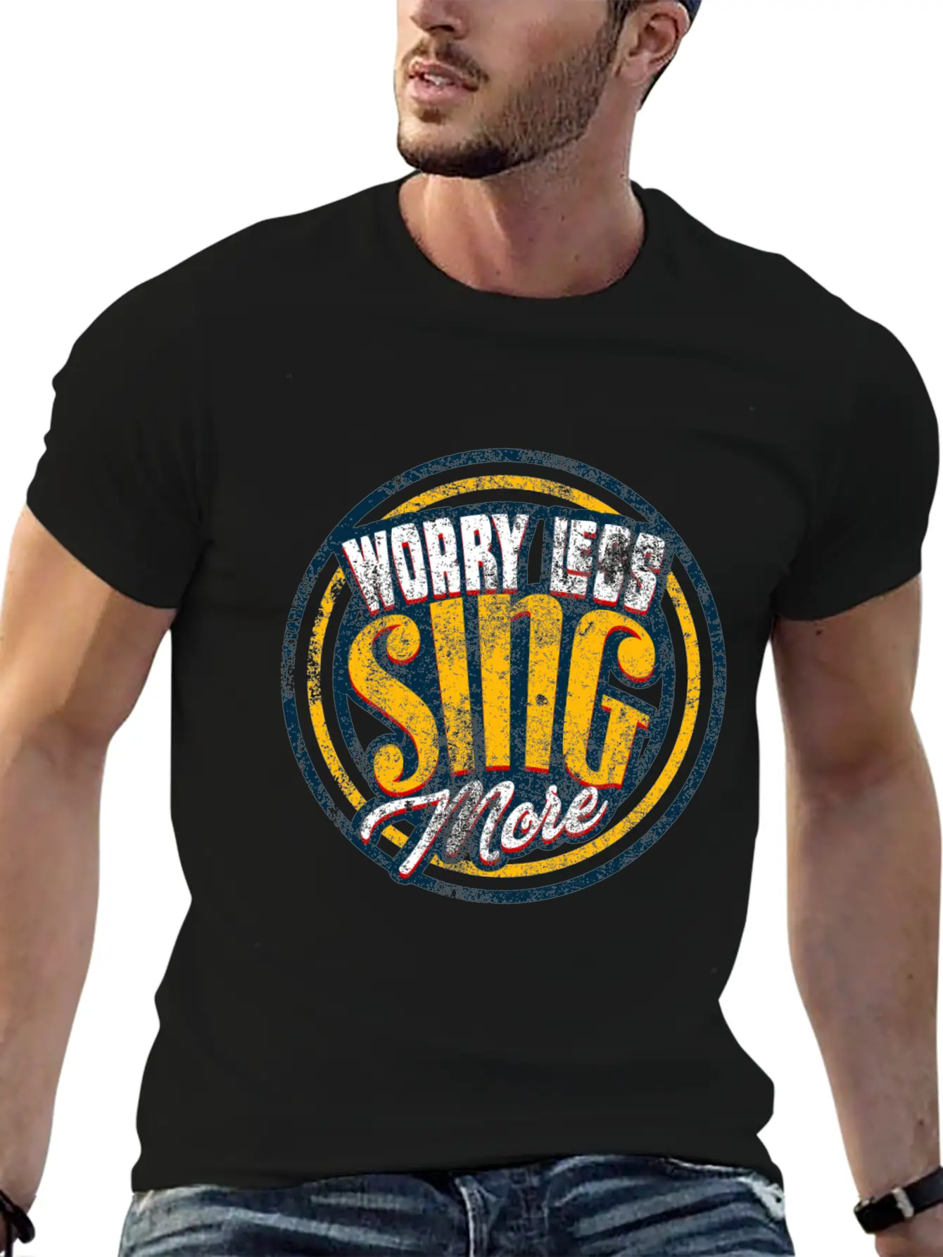 Sing Singer Basic Graphic T-Shirt – Daily Comfort In Soft Cotton