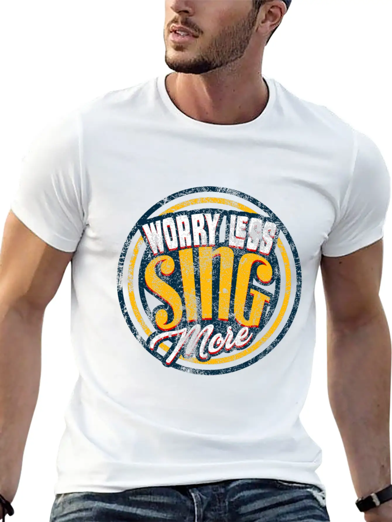 Sing Singer Basic Graphic T-Shirt – Daily Comfort In Soft Cotton