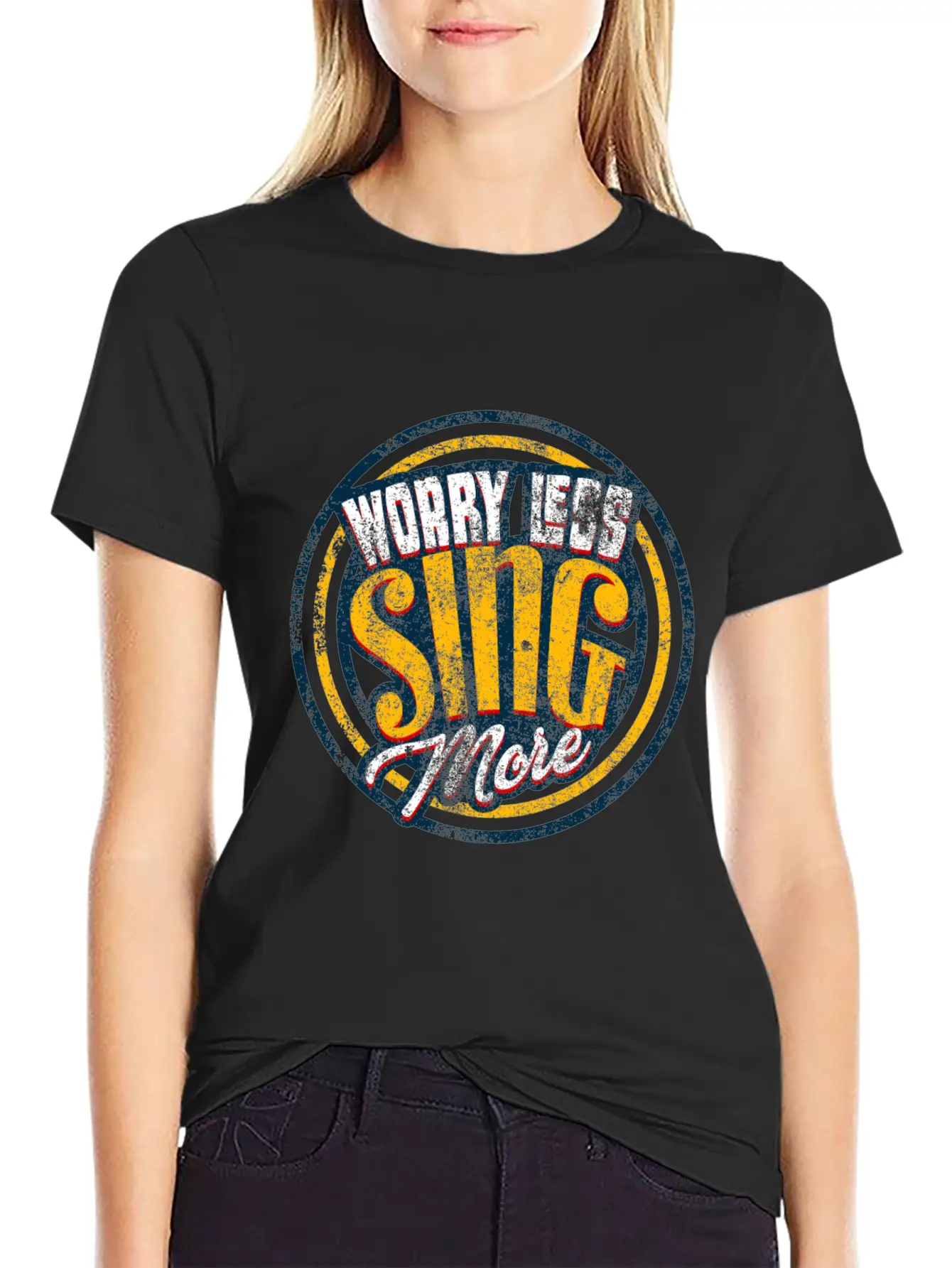 Sing Singer Basic Graphic T-Shirt – Daily Comfort In Soft Cotton
