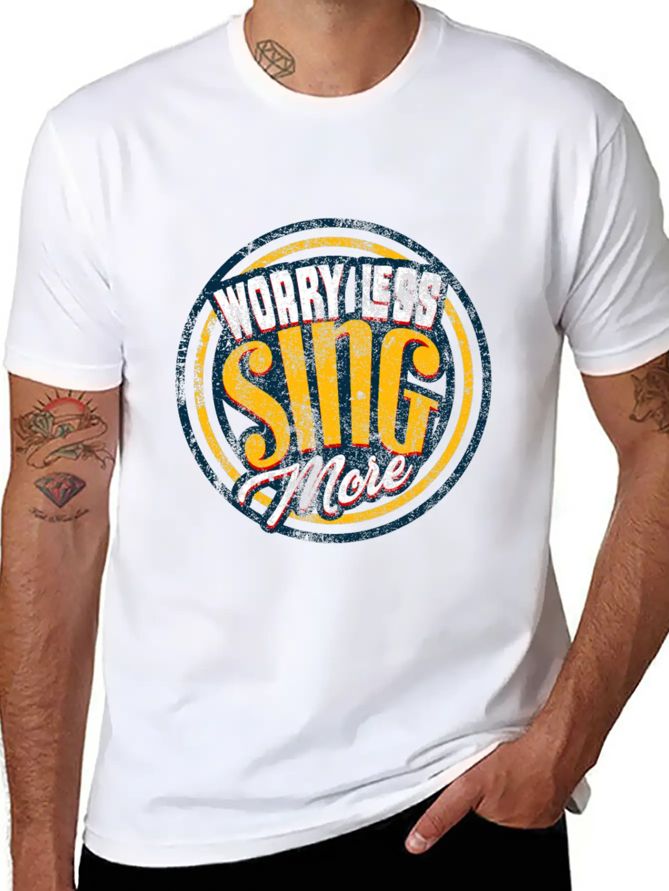 Sing Singer Basic Graphic T-Shirt – Daily Comfort In Soft Cotton