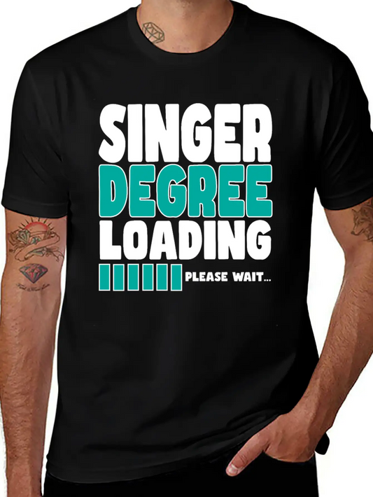 Singer Degree Loading Stylish Everyday T-Shirt – Unisex Basic Cotton Tee