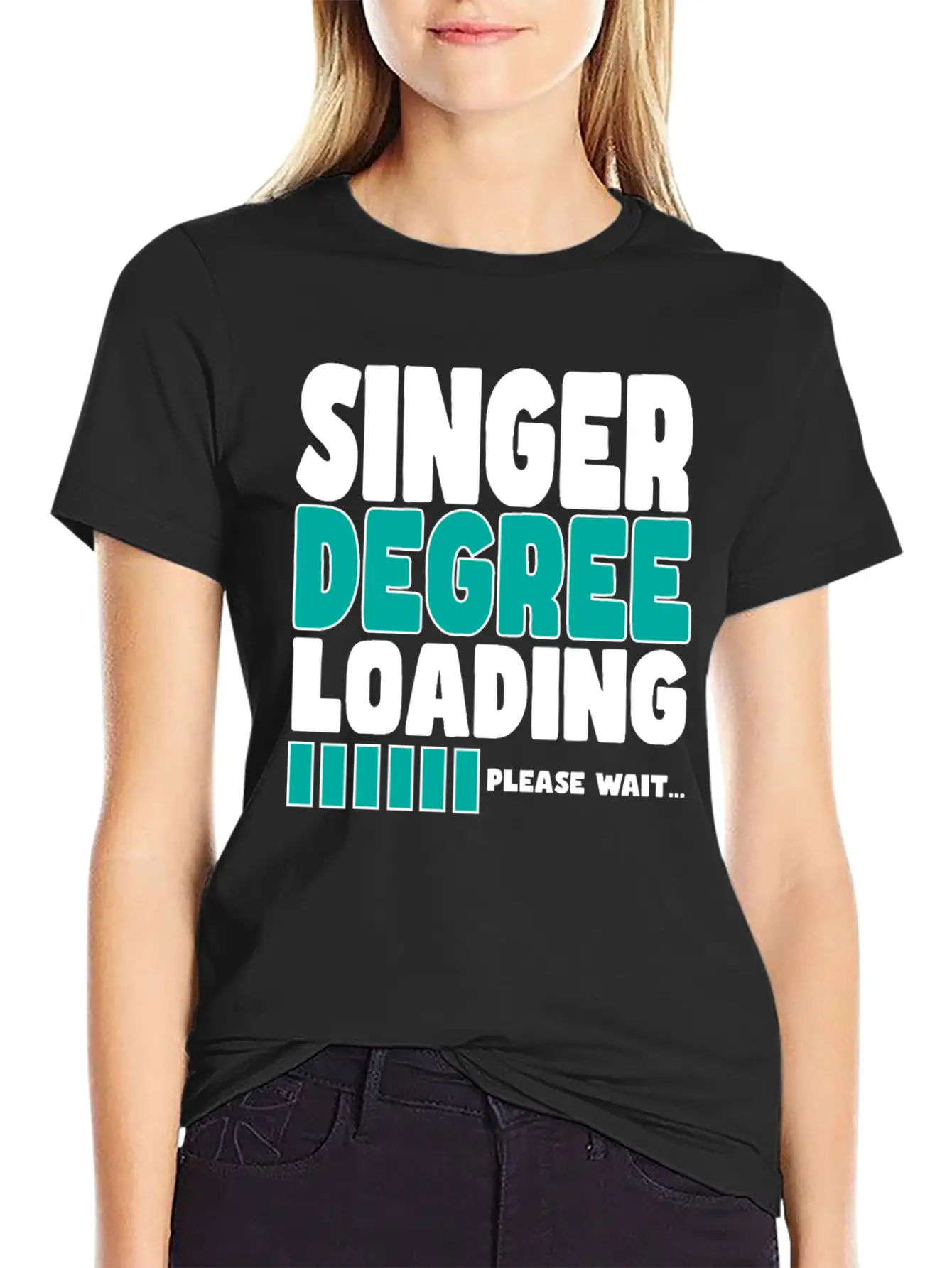 Singer Degree Loading Stylish Everyday T-Shirt – Unisex Basic Cotton Tee