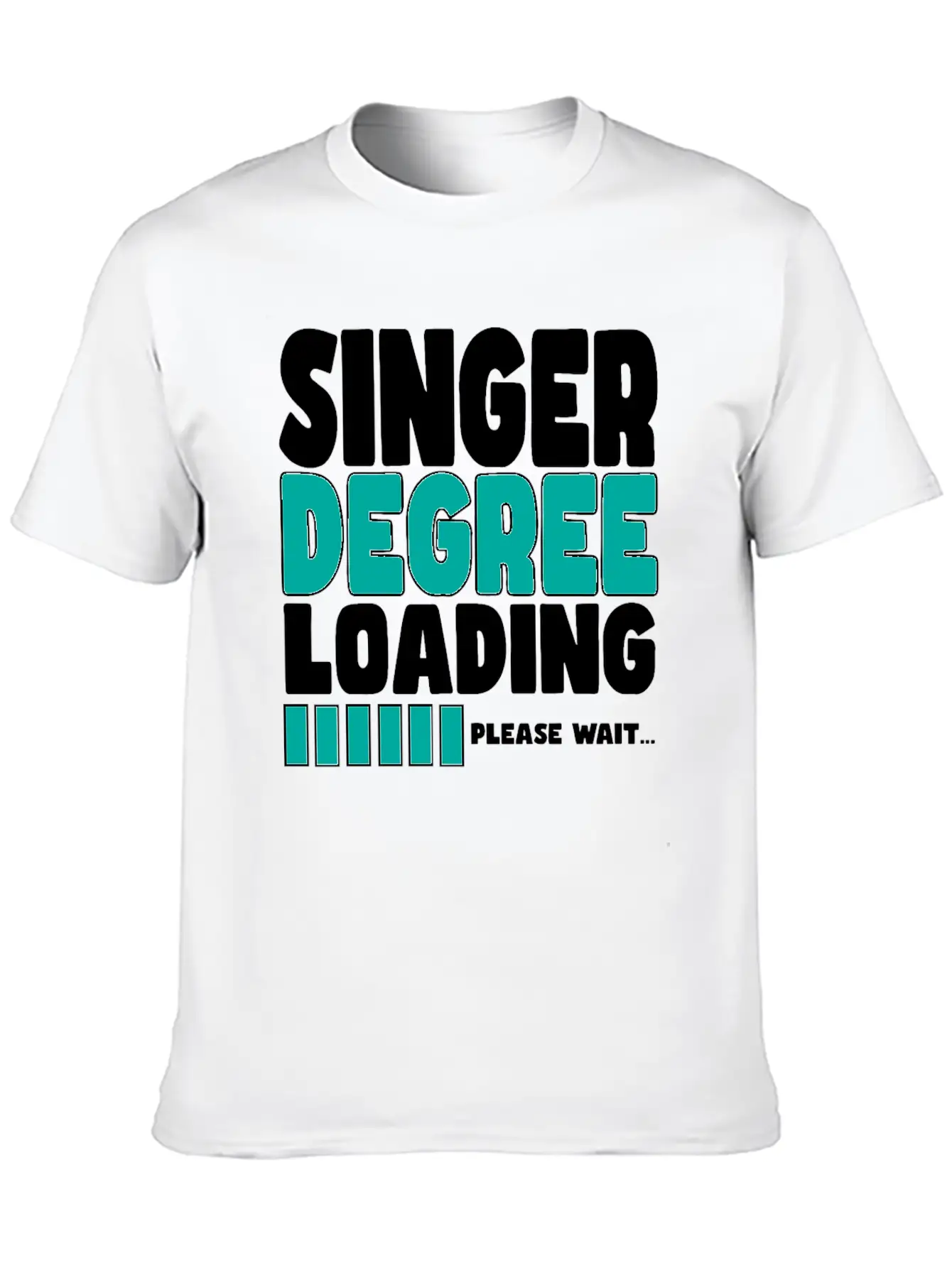 Singer Degree Loading Stylish Everyday T-Shirt – Unisex Basic Cotton Tee
