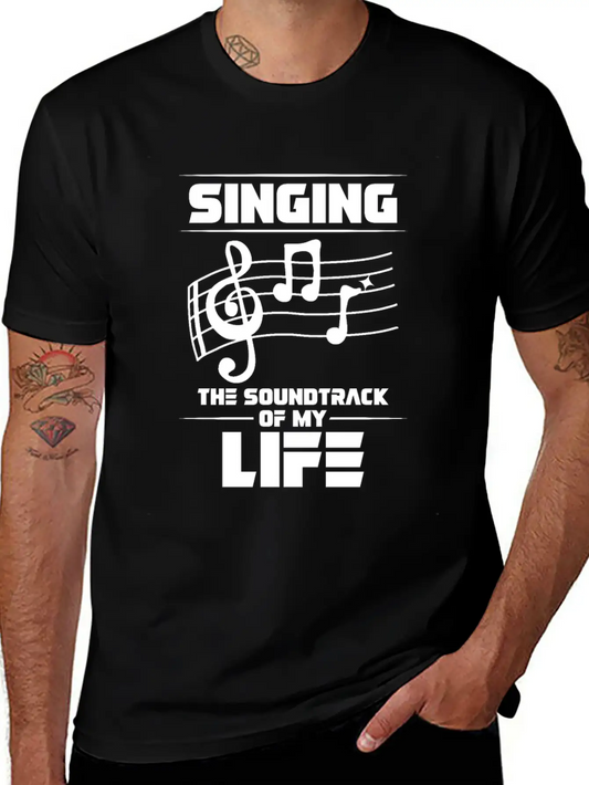 Singing The Soundtrack Of My Life Singer Music Comfortable Minimalist Graphic Tee – Summer Style Essential