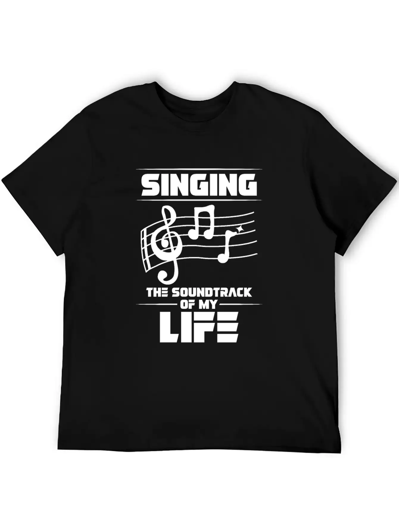 Singing The Soundtrack Of My Life Singer Music Comfortable Minimalist Graphic Tee – Summer Style Essential