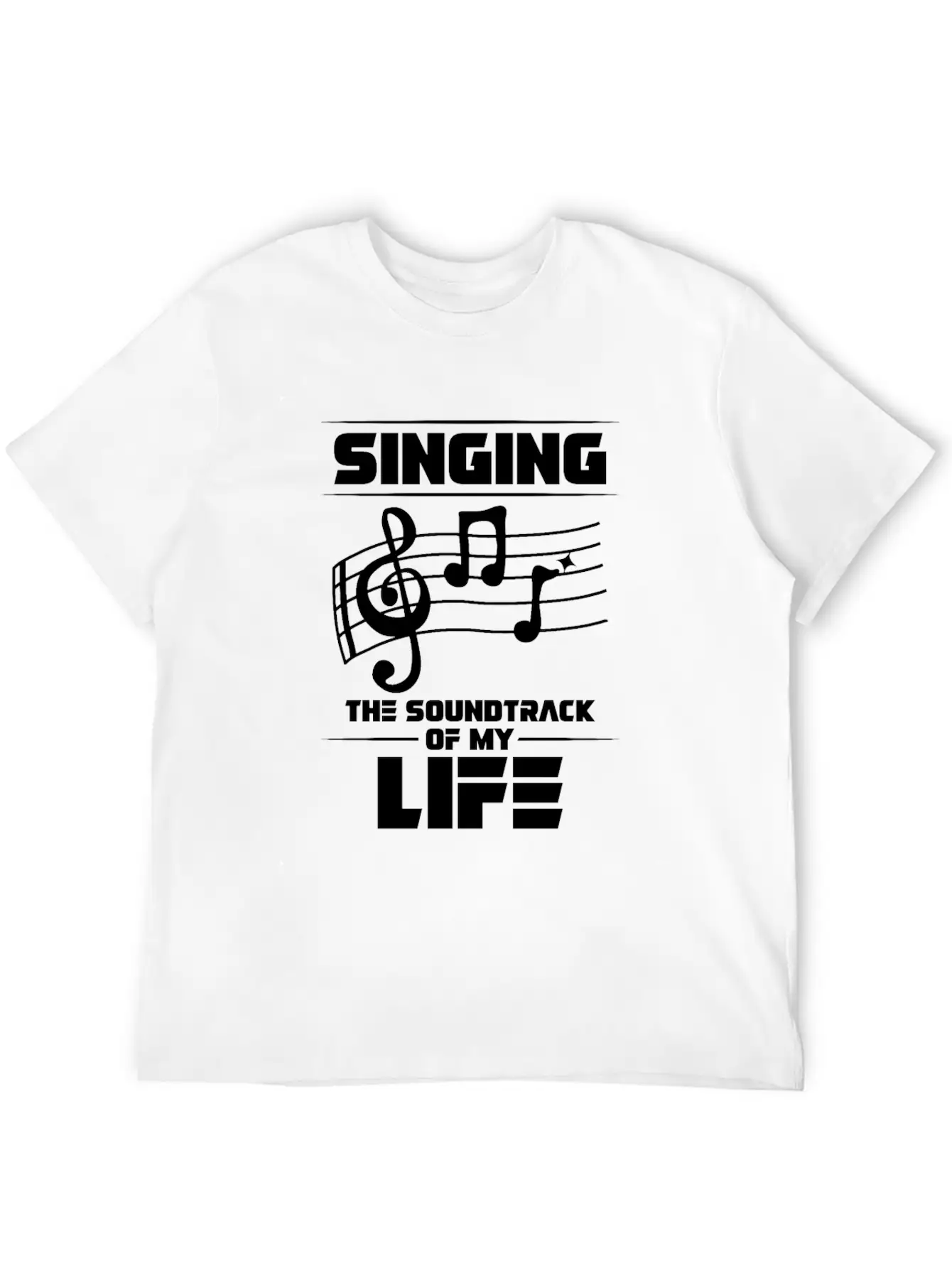 Singing The Soundtrack Of My Life Singer Music Comfortable Minimalist Graphic Tee – Summer Style Essential