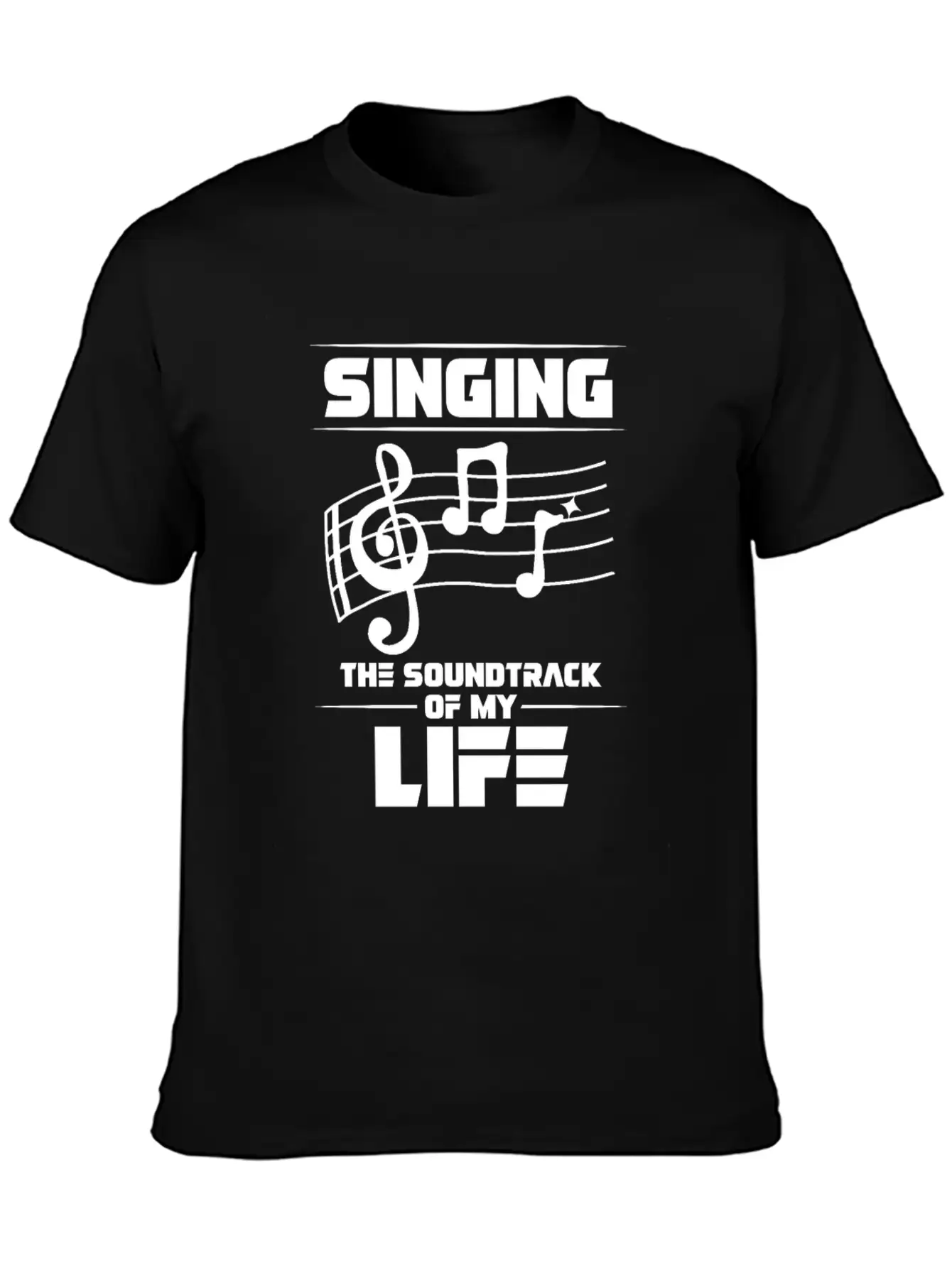 Singing The Soundtrack Of My Life Singer Music Comfortable Minimalist Graphic Tee – Summer Style Essential