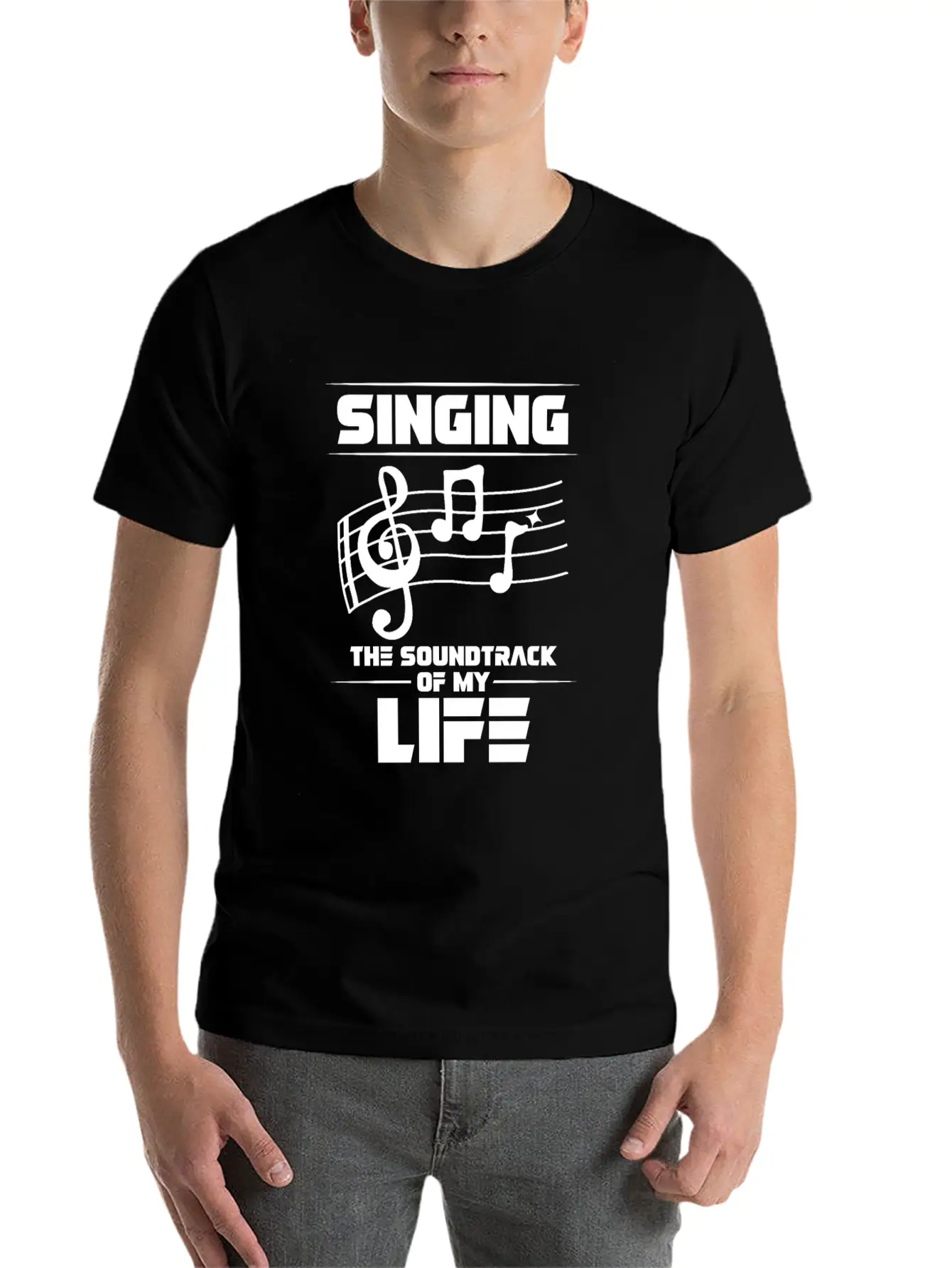 Singing The Soundtrack Of My Life Singer Music Comfortable Minimalist Graphic Tee – Summer Style Essential