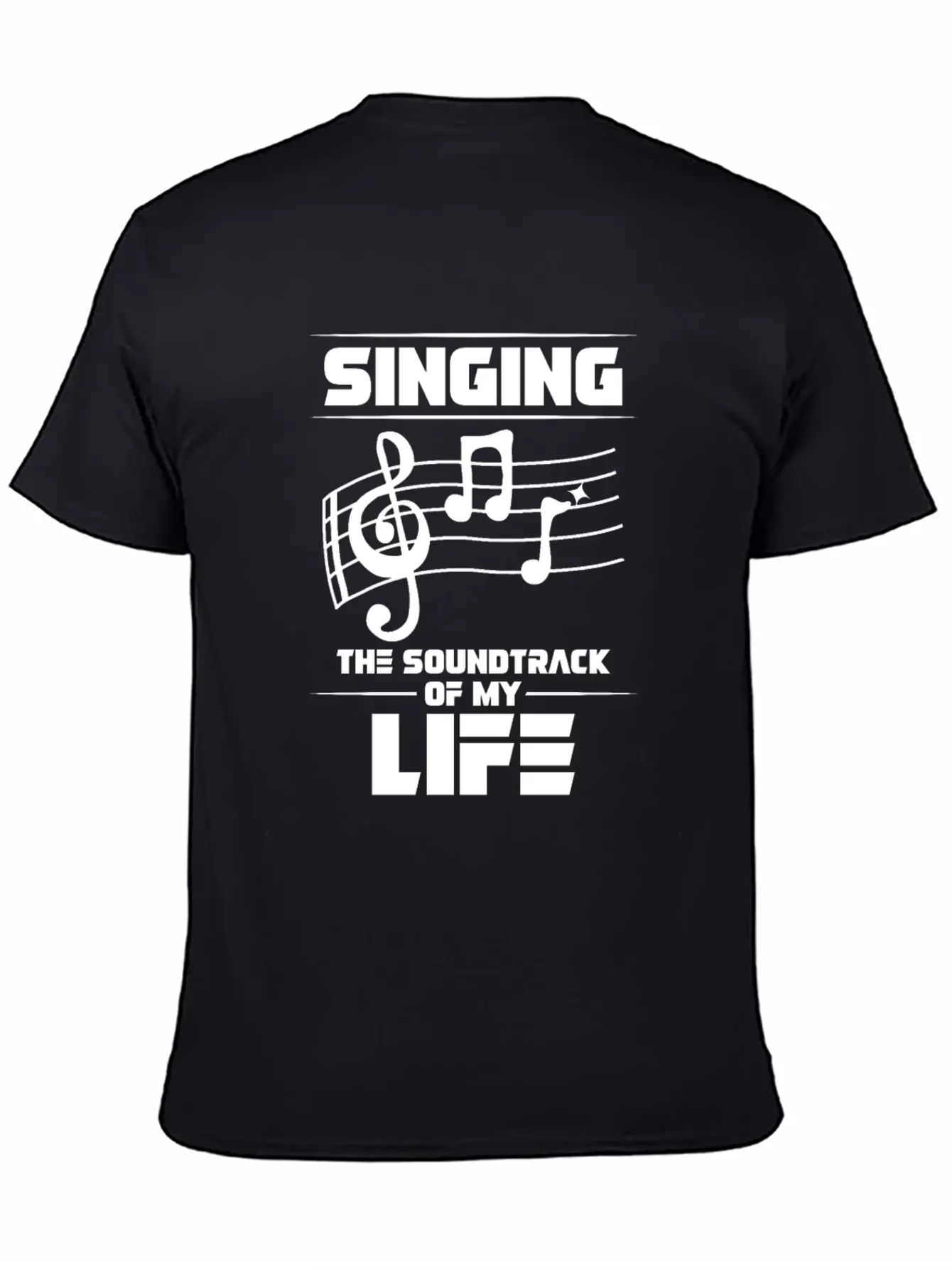 Singing The Soundtrack Of My Life Singer Music Comfortable Minimalist Graphic Tee – Summer Style Essential