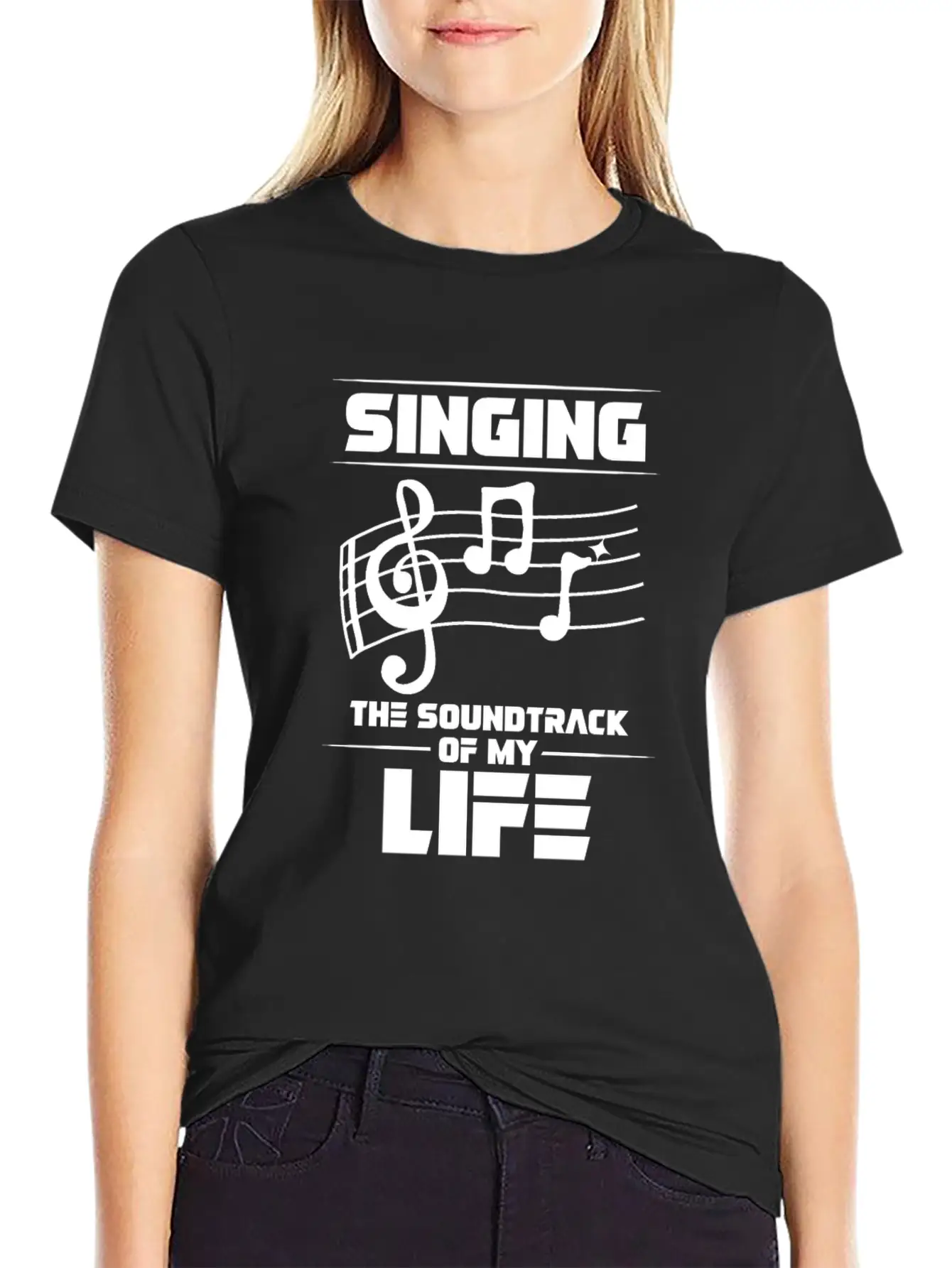 Singing The Soundtrack Of My Life Singer Music Comfortable Minimalist Graphic Tee – Summer Style Essential