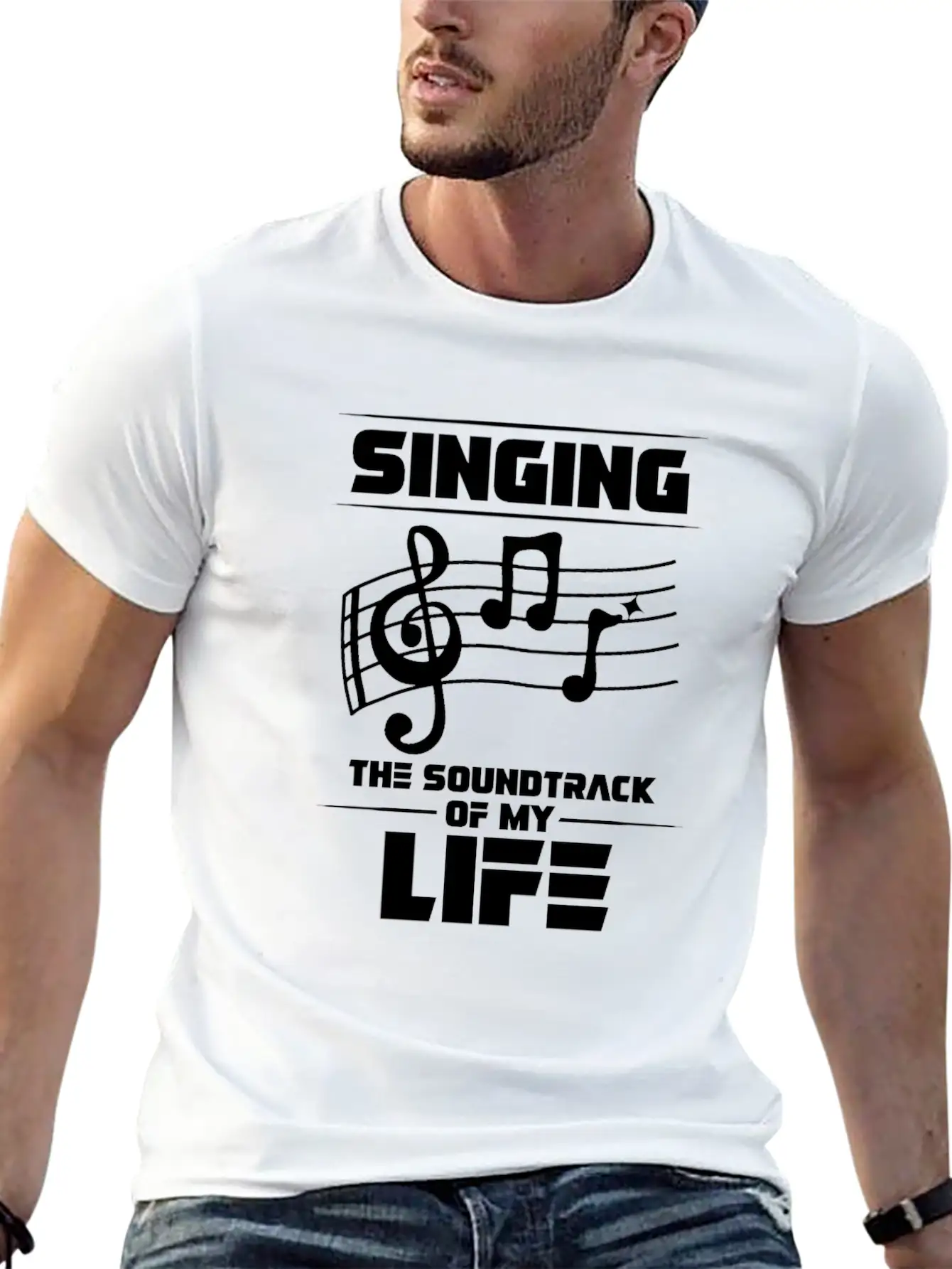 Singing The Soundtrack Of My Life Singer Music Comfortable Minimalist Graphic Tee – Summer Style Essential