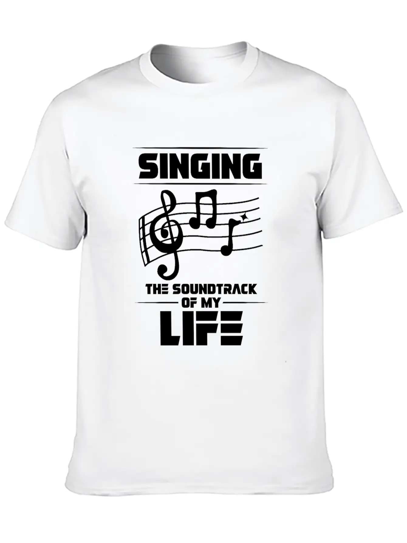 Singing The Soundtrack Of My Life Singer Music Comfortable Minimalist Graphic Tee – Summer Style Essential