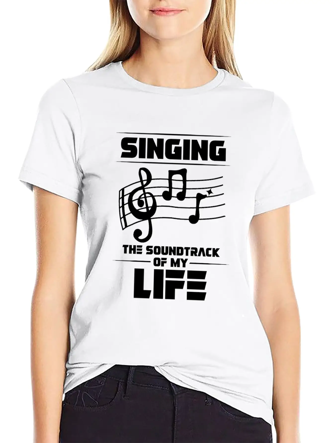 Singing The Soundtrack Of My Life Singer Music Comfortable Minimalist Graphic Tee – Summer Style Essential